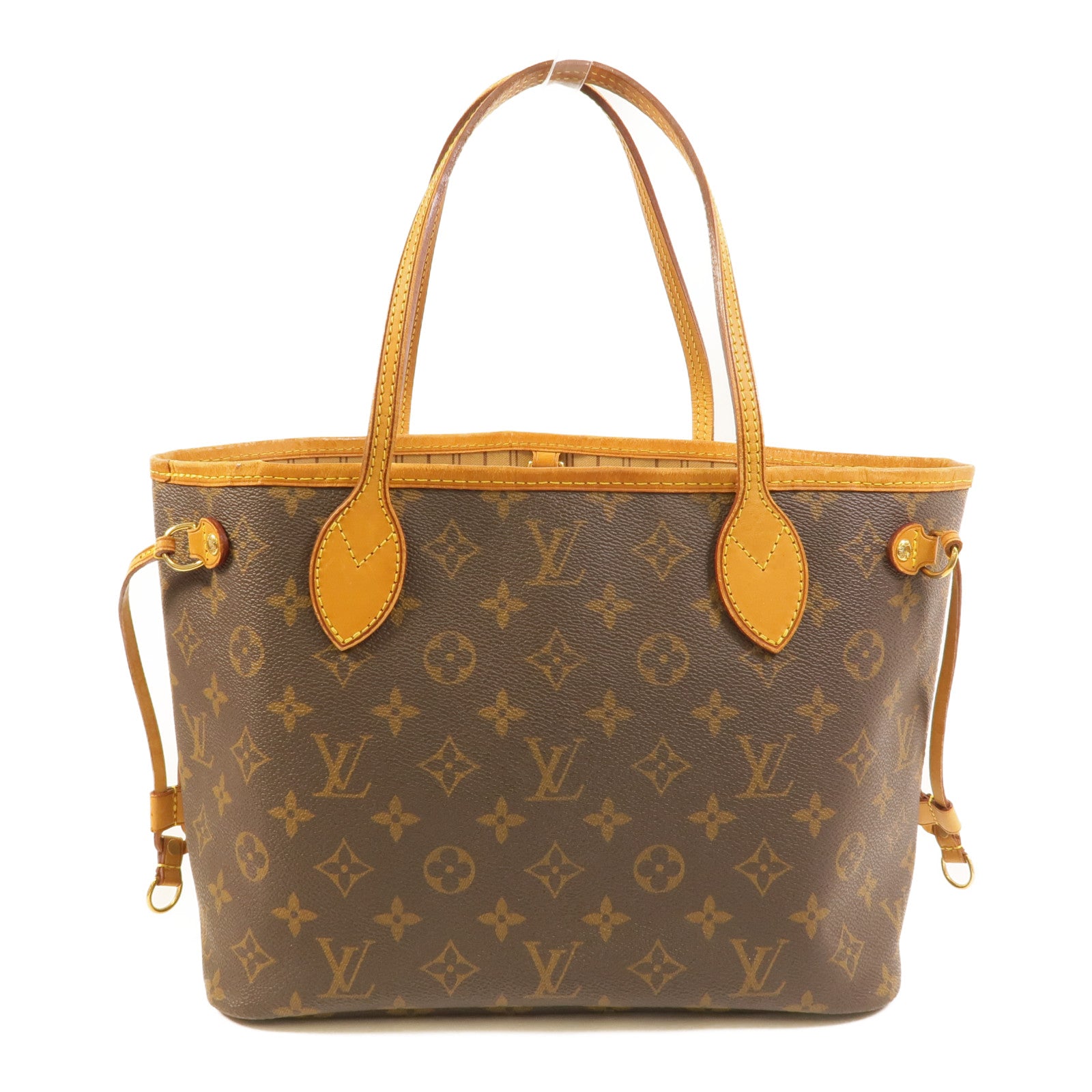 LOUIS VUITTON Monogram Neverfull PM金扣肩背袋