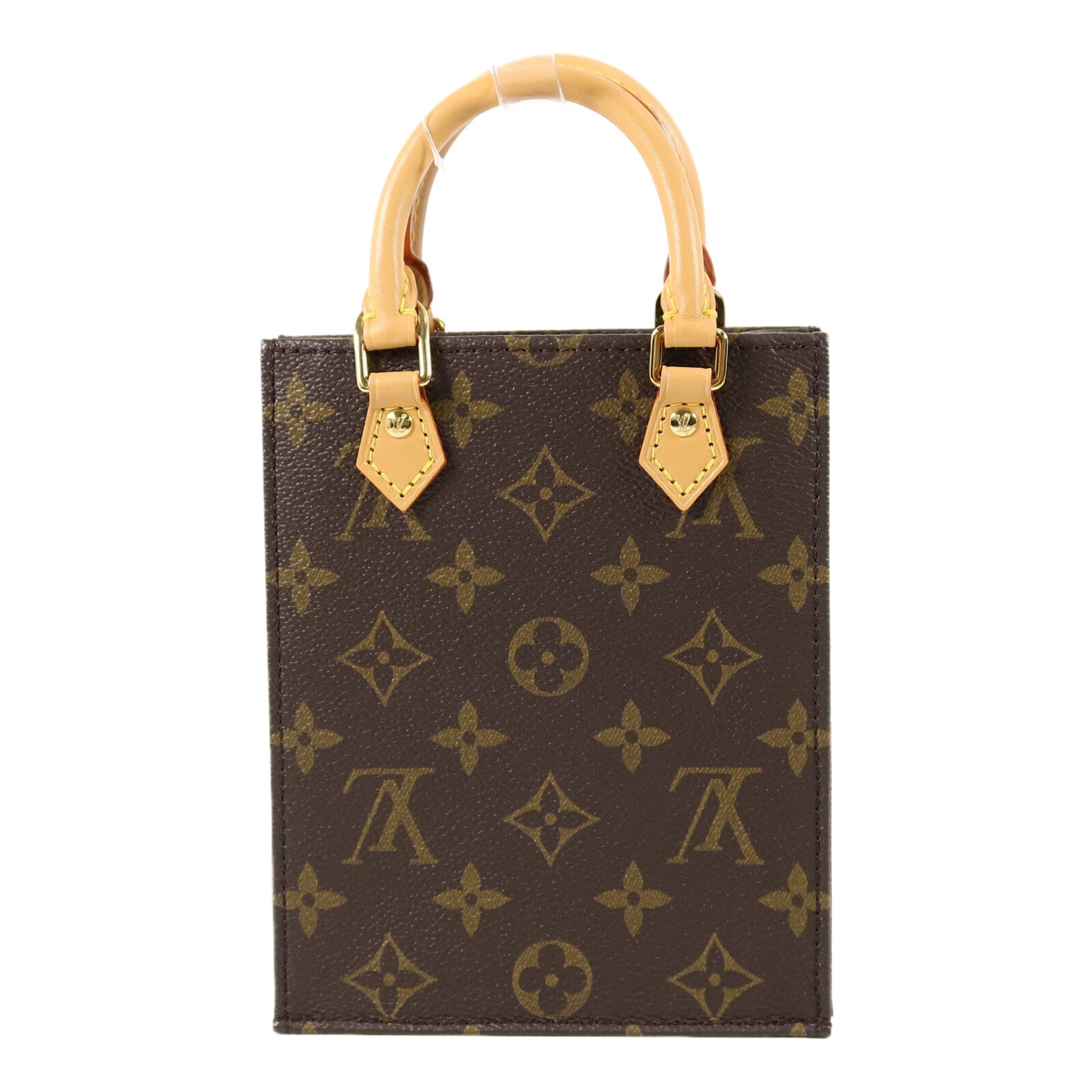 LOUIS VUITTON Monogram Petit Sac Plat手挽肩背兩用袋Monogram Petit Sac Plat手挽肩背兩用袋