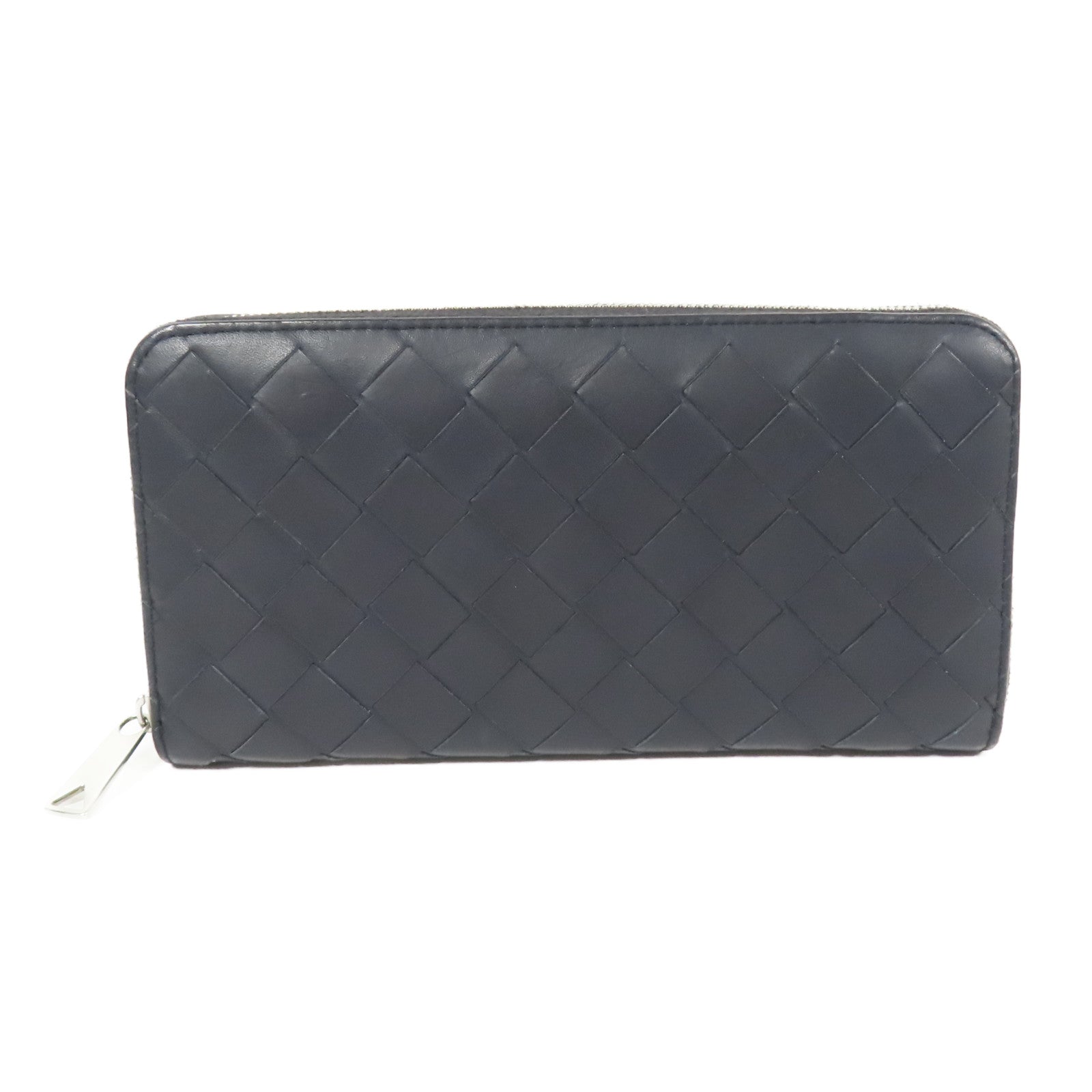 BOTTEGA VENETA 牛皮皮革Long Wallet銀扣長錢包