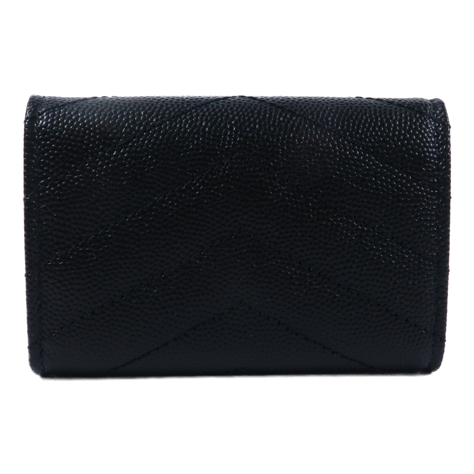SAINT LAURENT 牛皮皮革Cassandre Matelasse Origami Tiny Wallet銀包