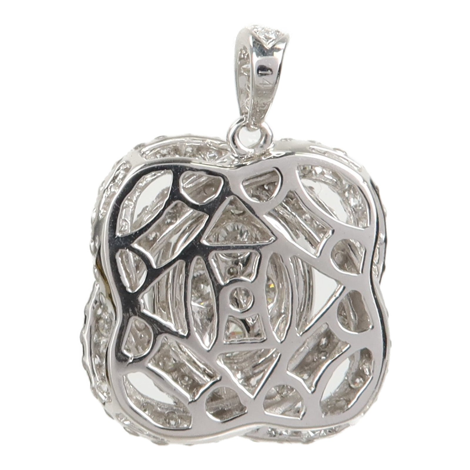 JEWELRY 18K白金Diamond Pendant Top鑽石吊墜