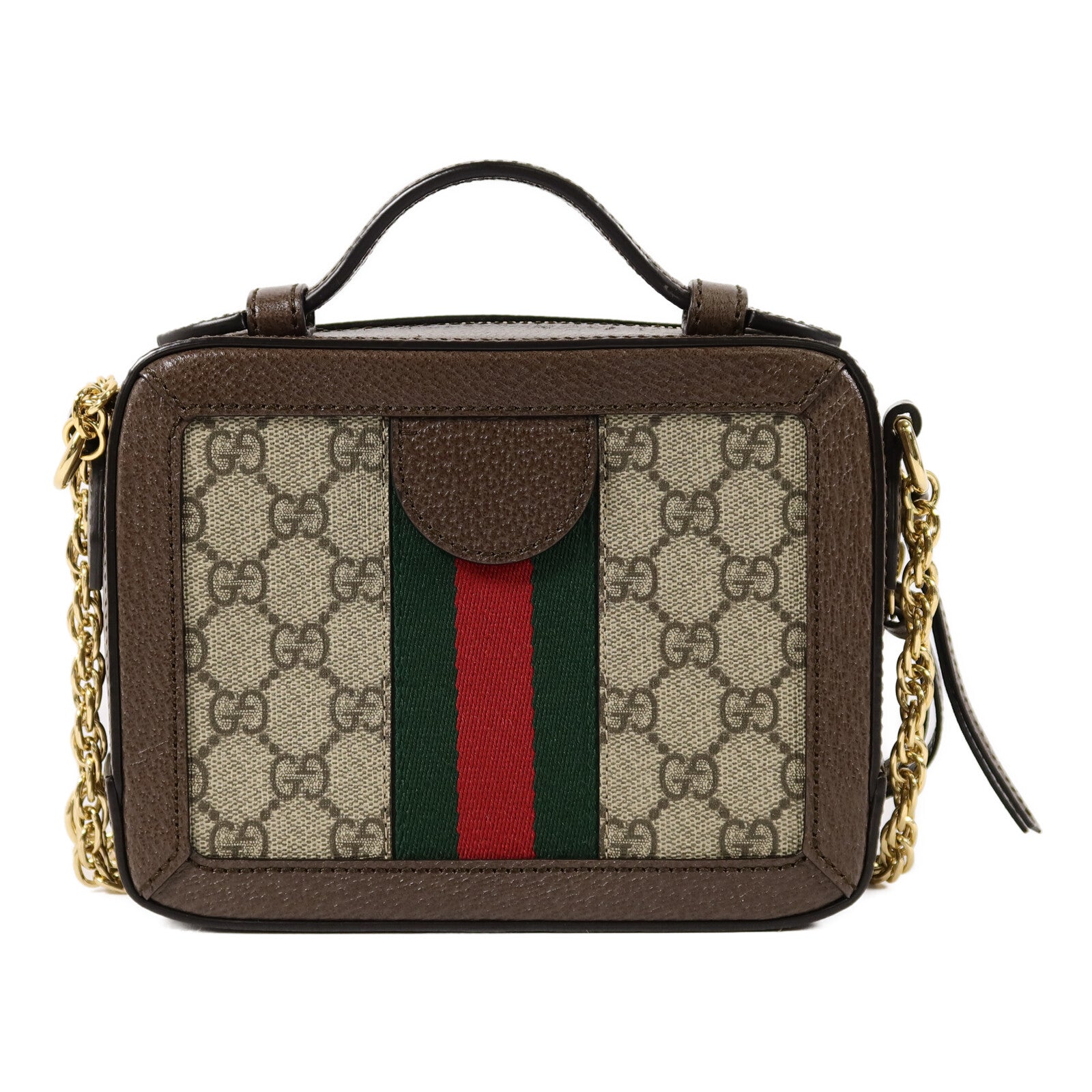 GUCCI 塗層帆布Ophidia GG Mini手挽肩背兩用袋