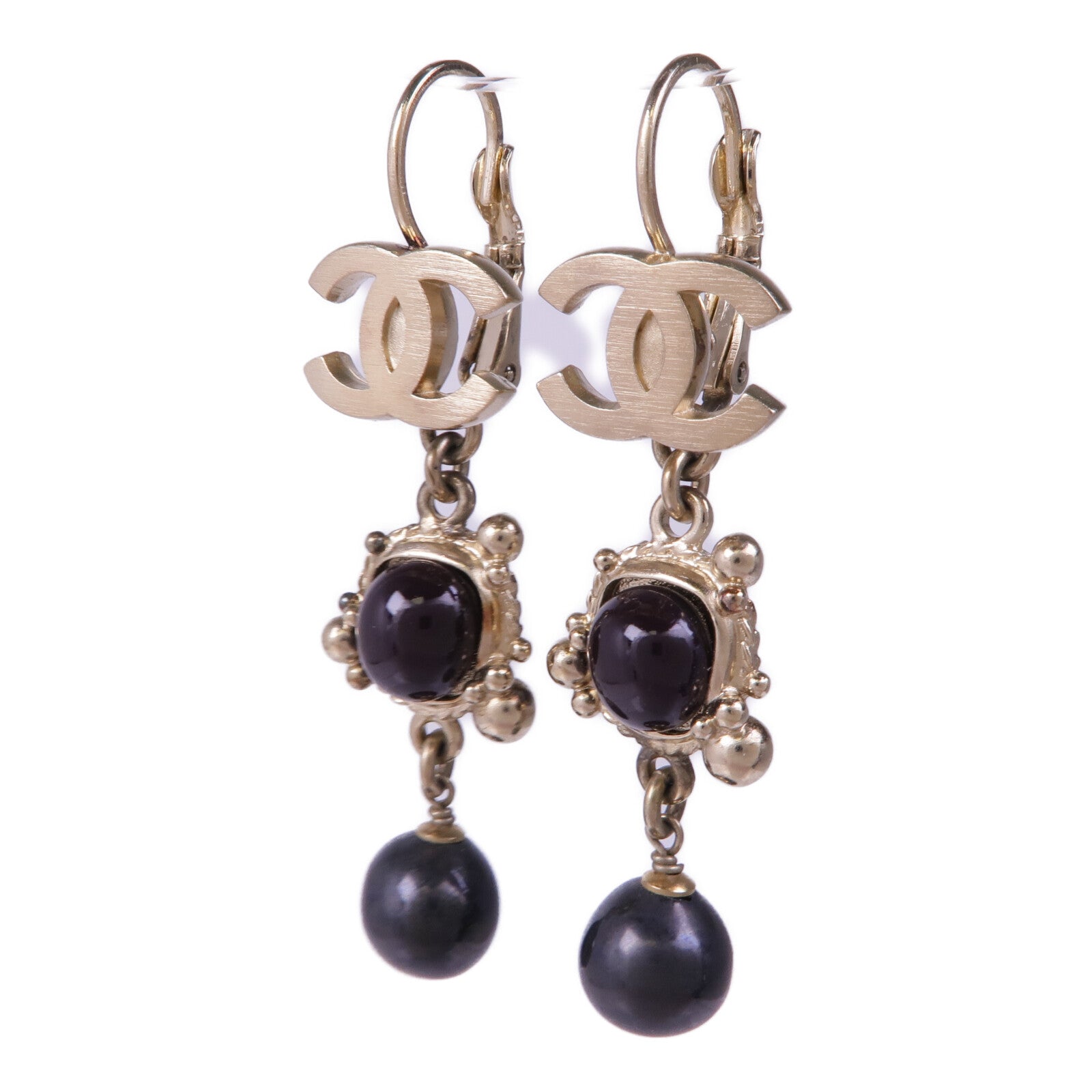 CHANEL PVC/金屬Earrings耳環