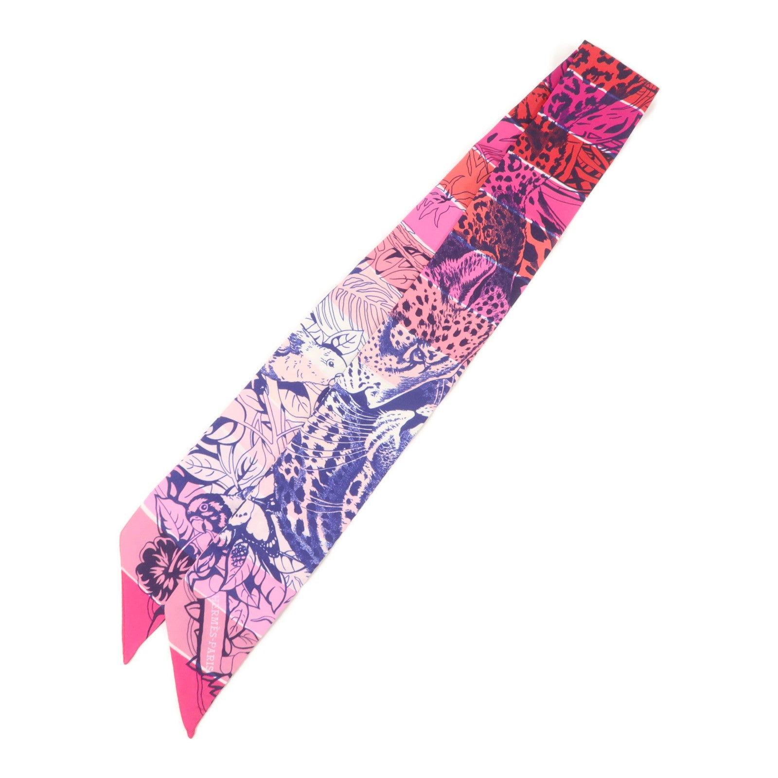 HERMES 絲質Twilly絲巾