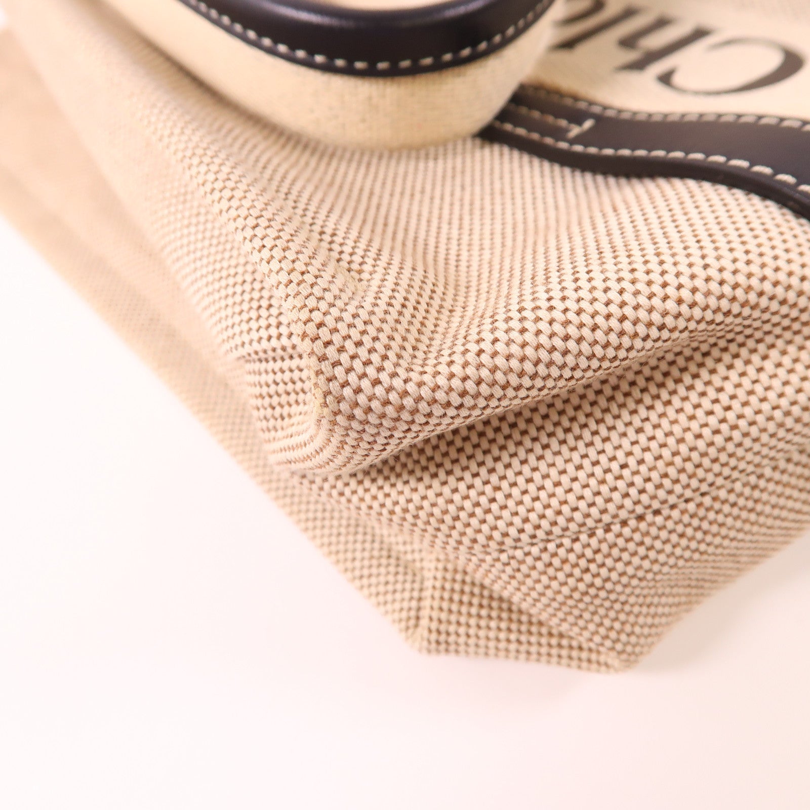 Chloe 帆布Woody Tote Bag手挽袋