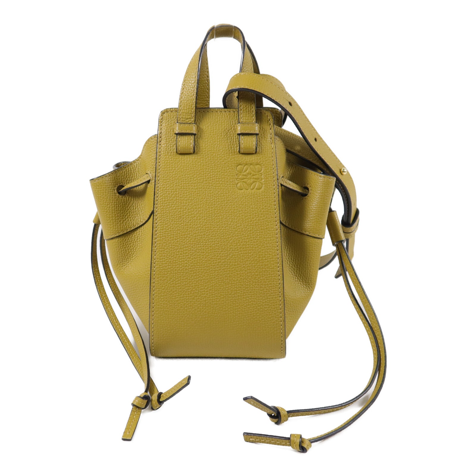 LOEWE 牛皮皮革Hammock Mini手挽肩背兩用袋