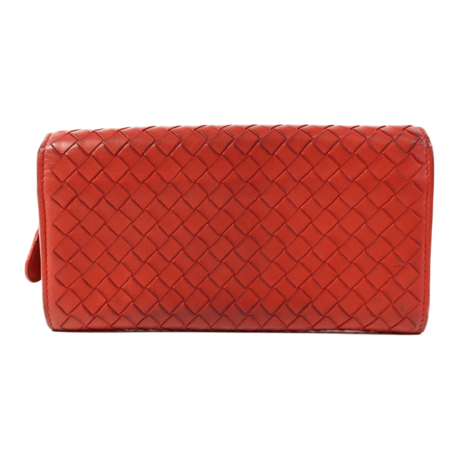 BOTTEGA VENETA 【激減優惠】牛皮皮革Long Bifold Wallet長錢包