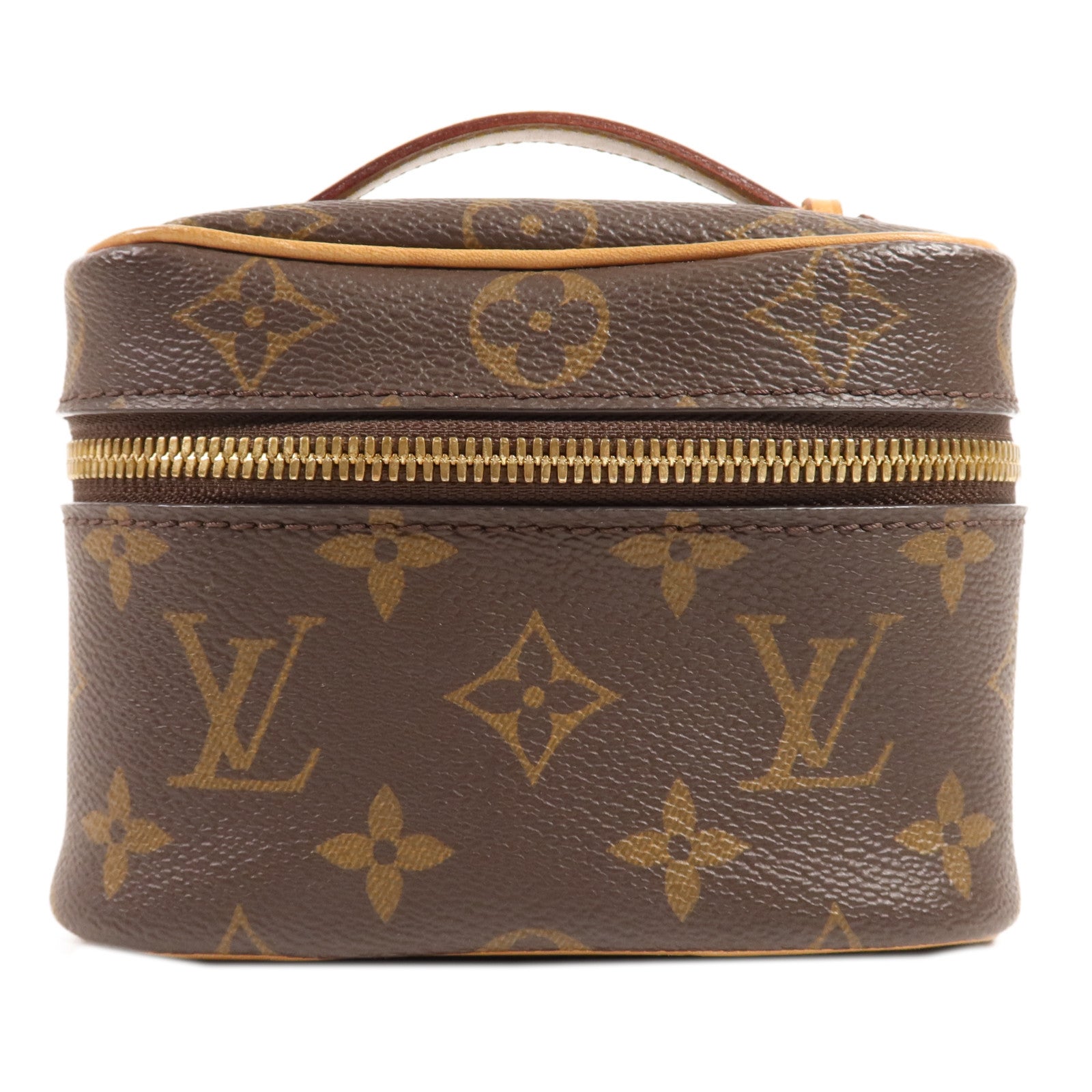 LOUIS VUITTON Monogram Nice Nano金扣化妝袋
