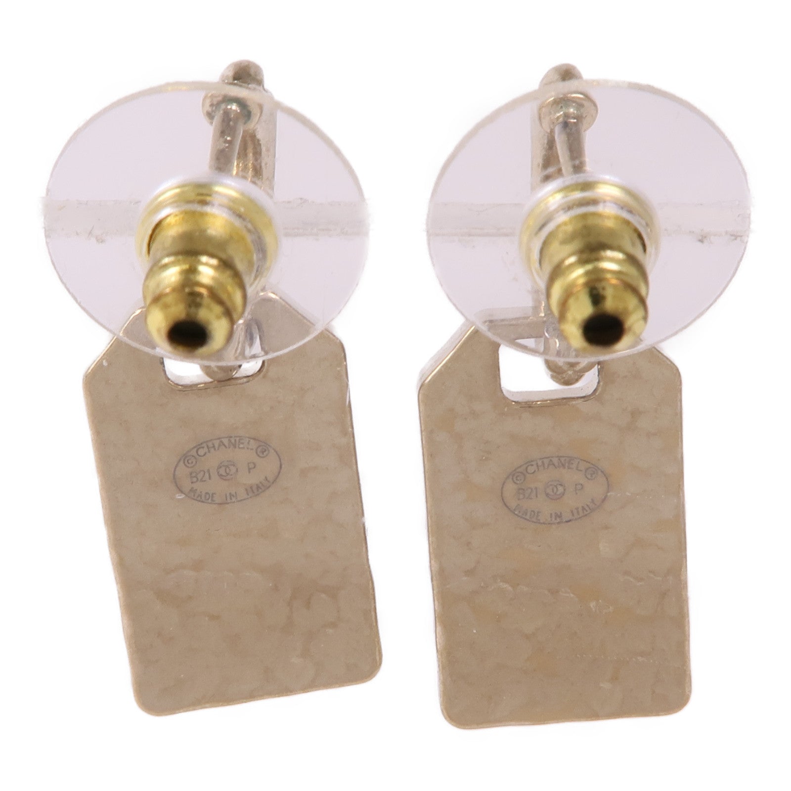 CHANEL CC Earrings Accessories Metal Gold