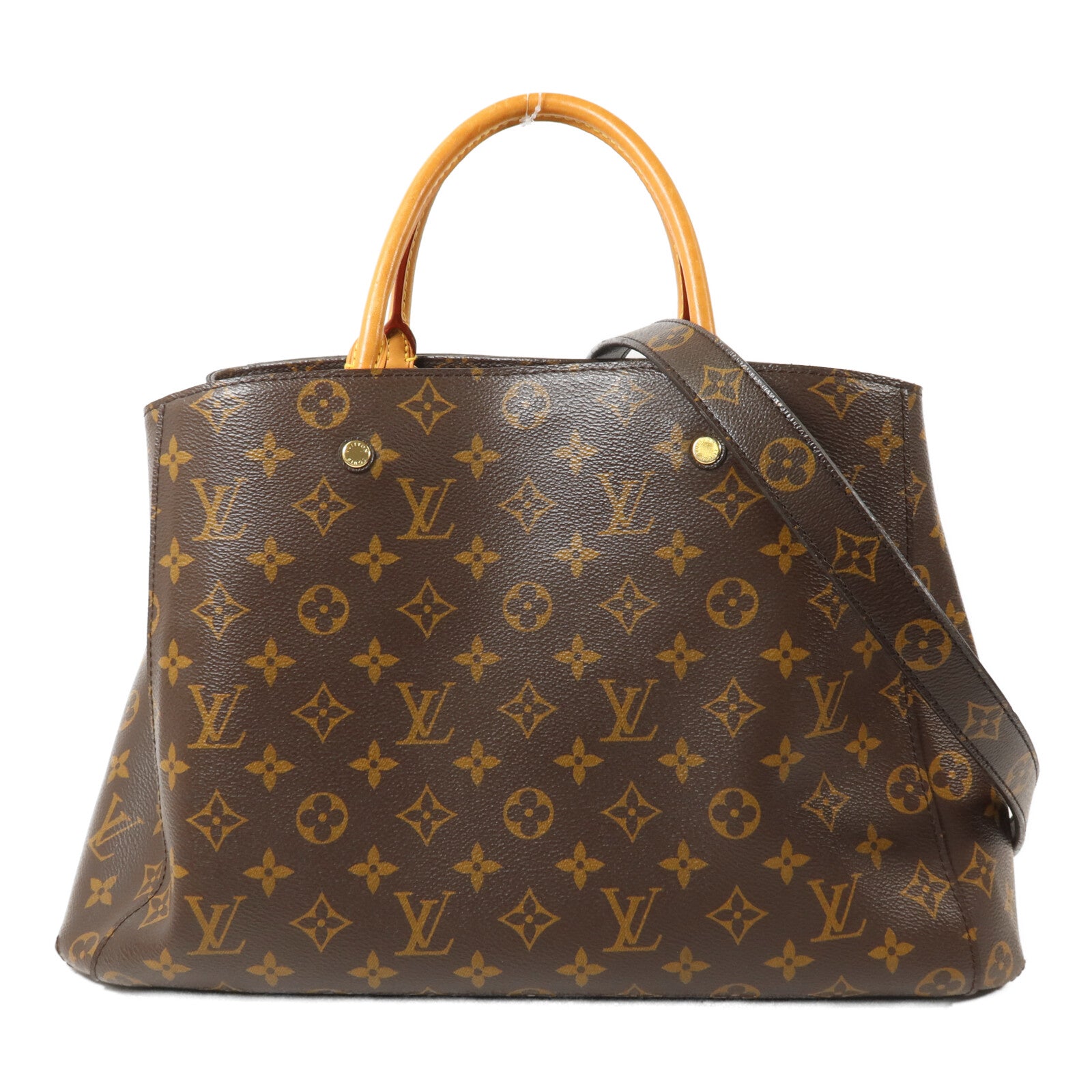 LOUIS VUITTON Monogram Montaigne MM手挽肩背兩用袋