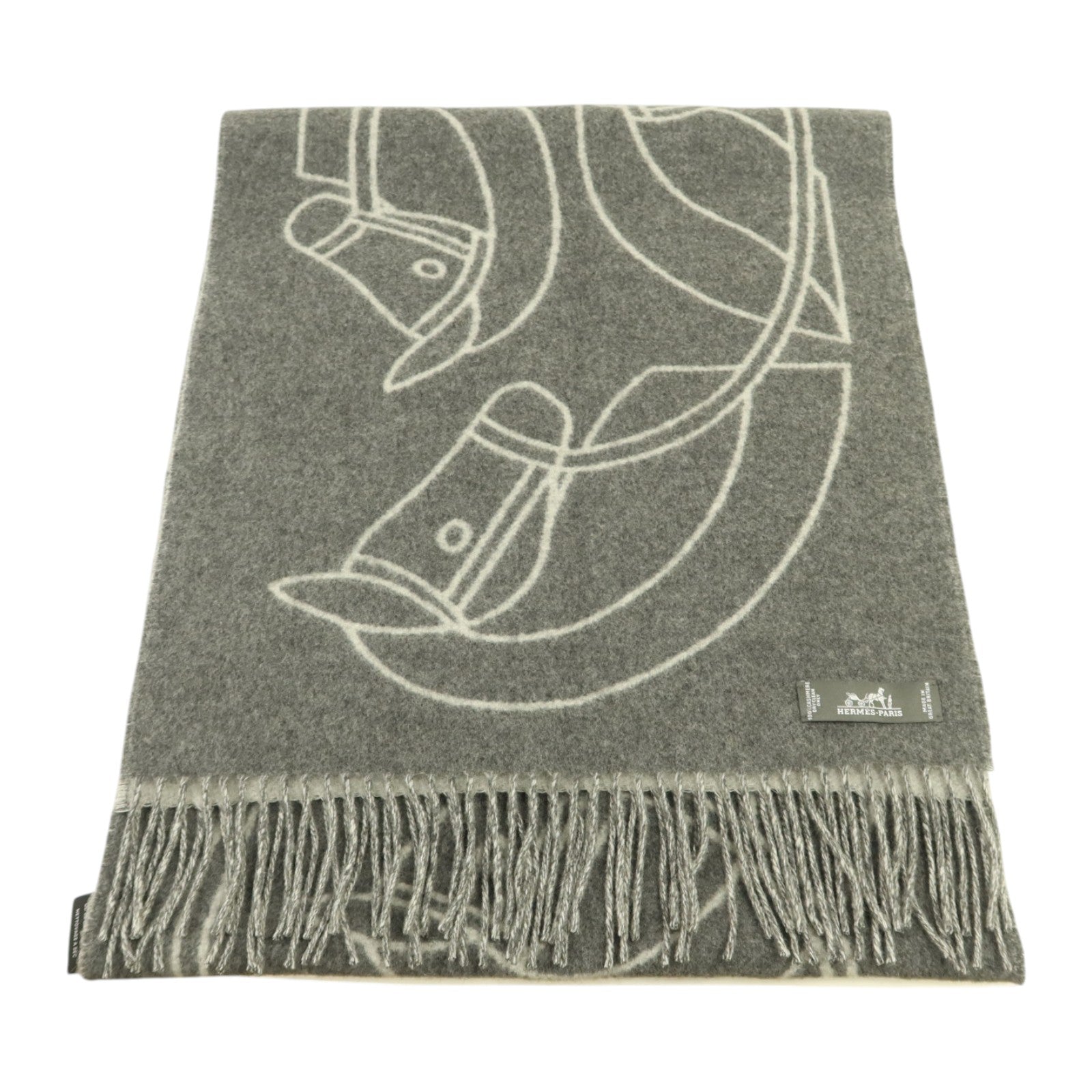HERMES 羊絨Scarf 170x25圍巾