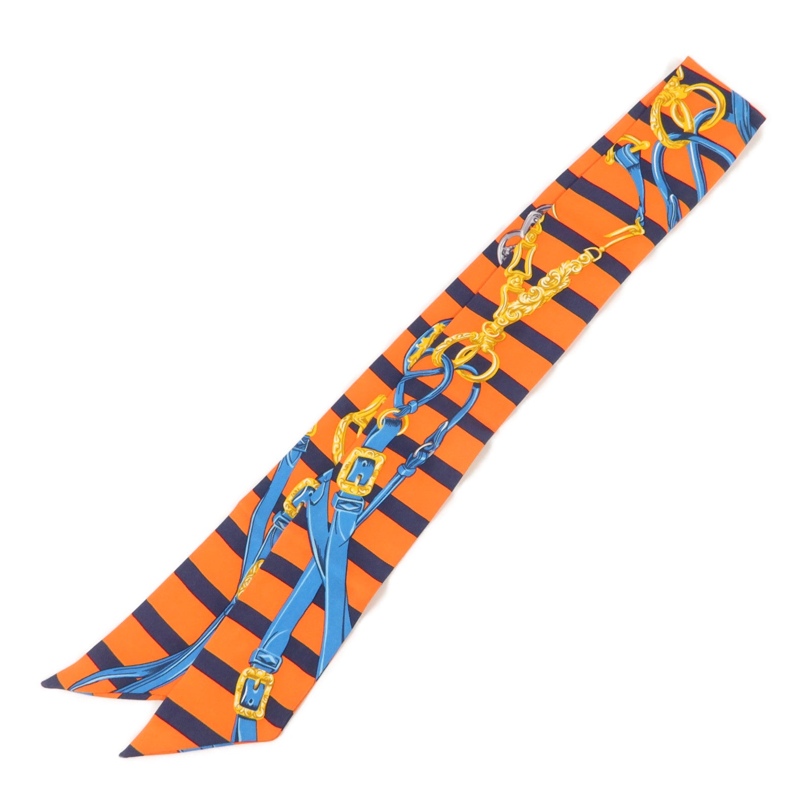 HERMES 絲質Twilly絲巾