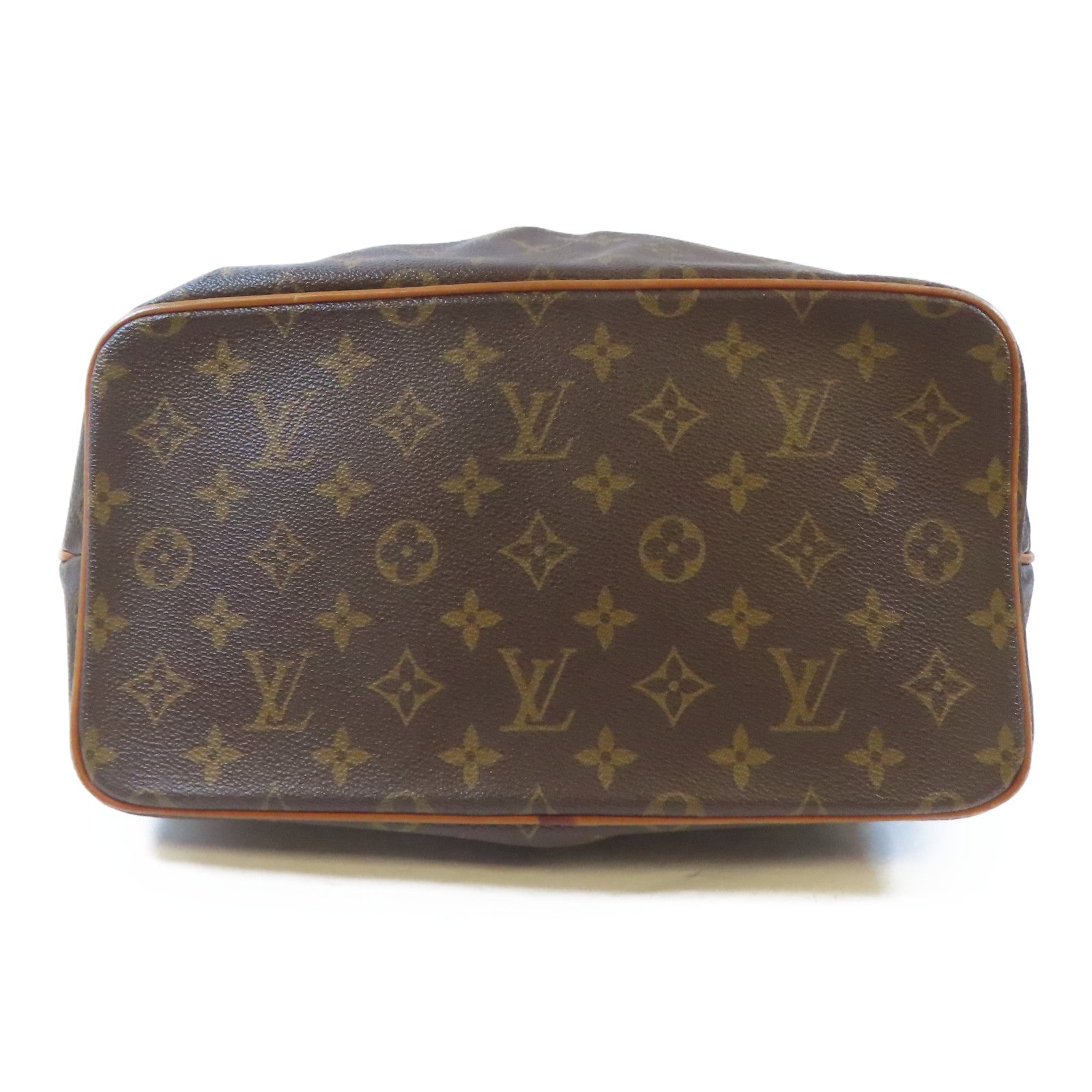 LOUIS VUITTON Monogram Palermo PM金扣手挽肩背兩用袋棕色