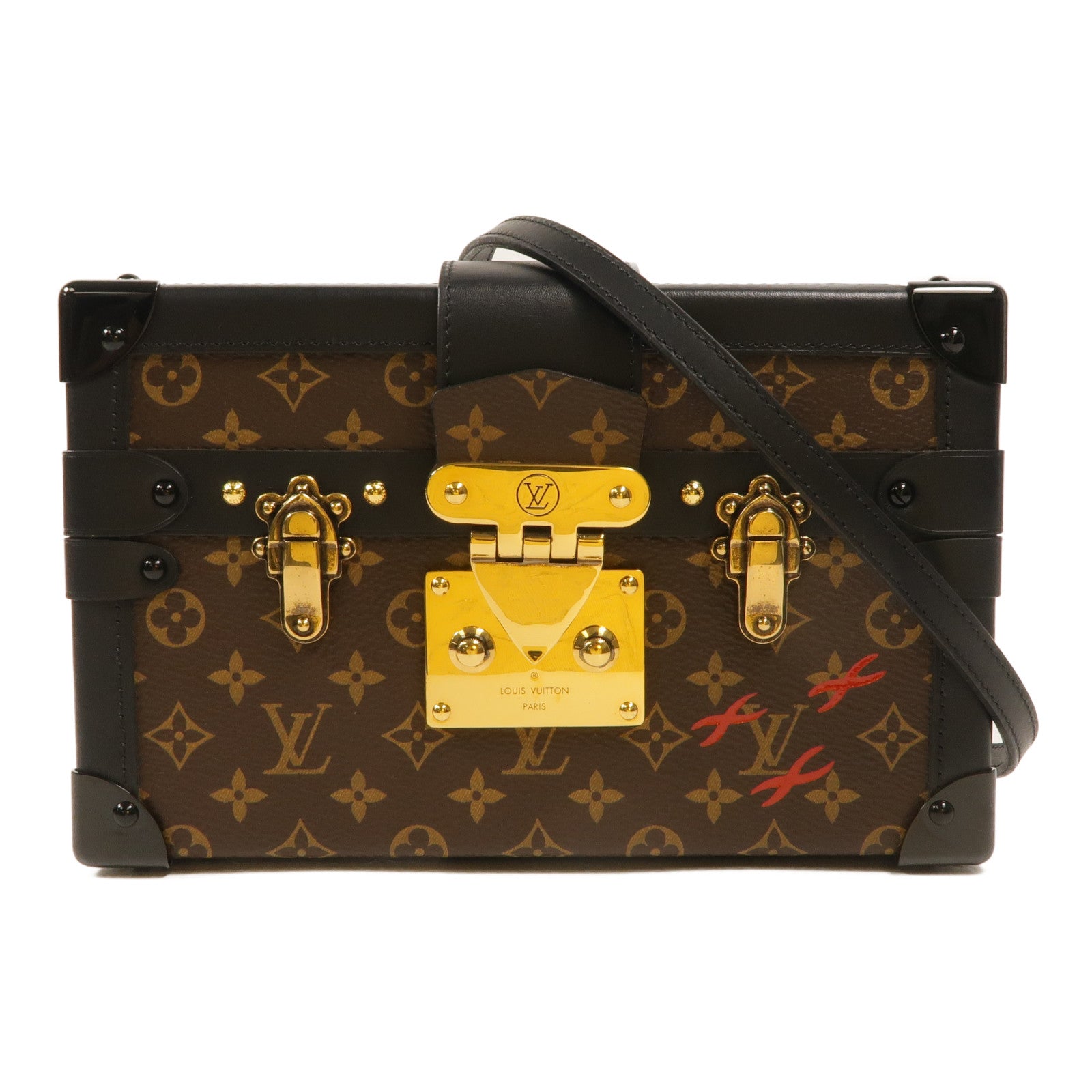 LOUIS VUITTON Monogram Petite Malle肩背袋