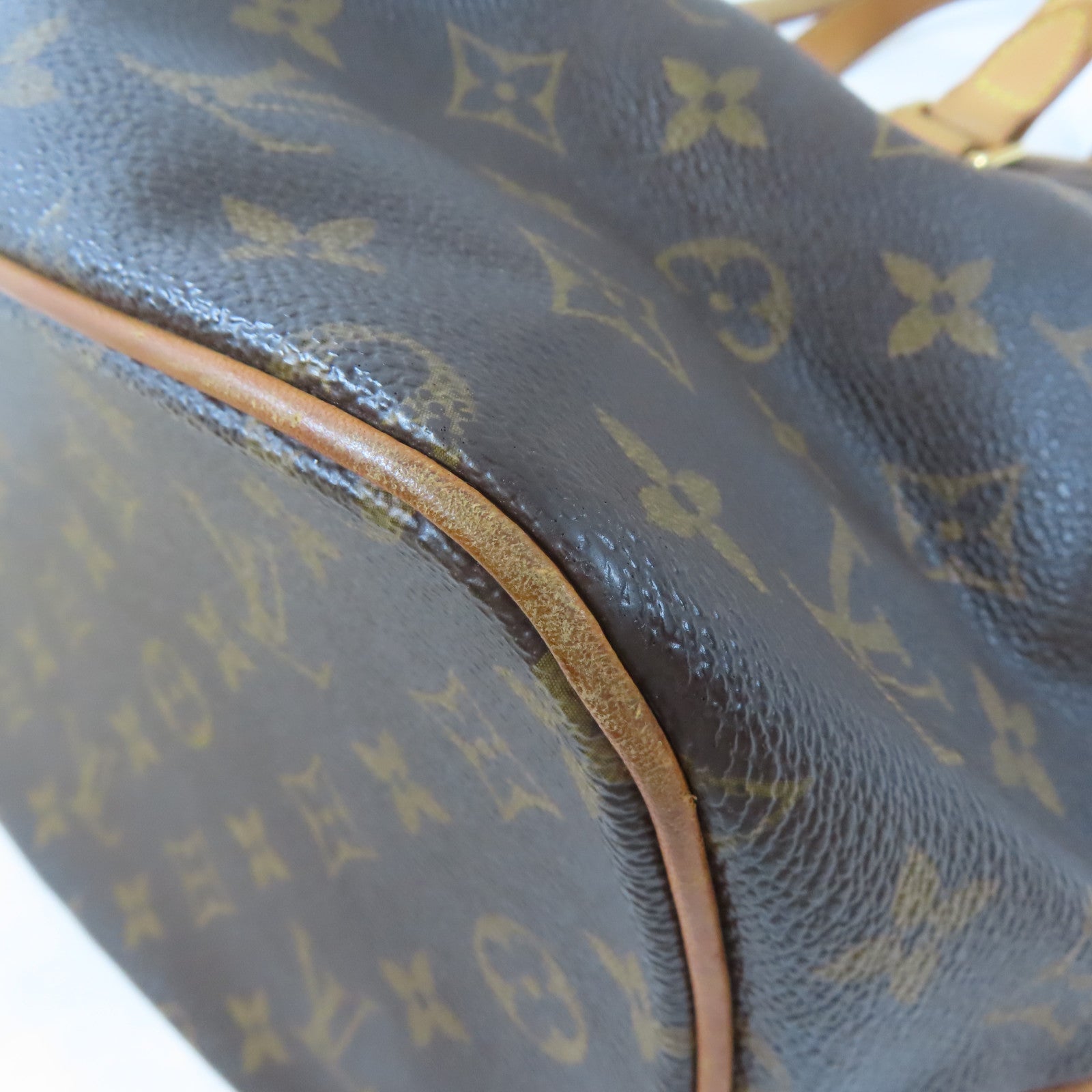 LOUIS VUITTON Monogram Palermo PM金扣手挽肩背兩用袋棕色
