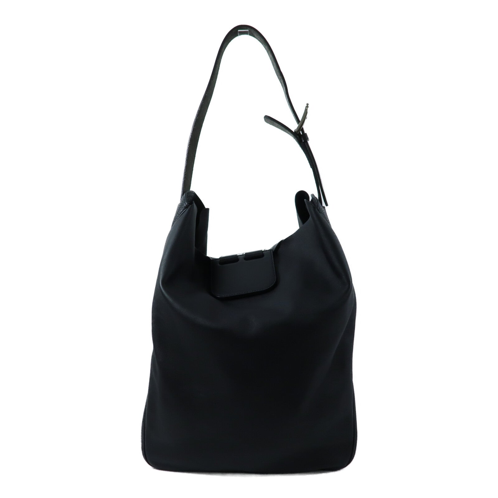 HERMES Swift皮革/Togo皮革Virevolte Bag手挽袋Noir