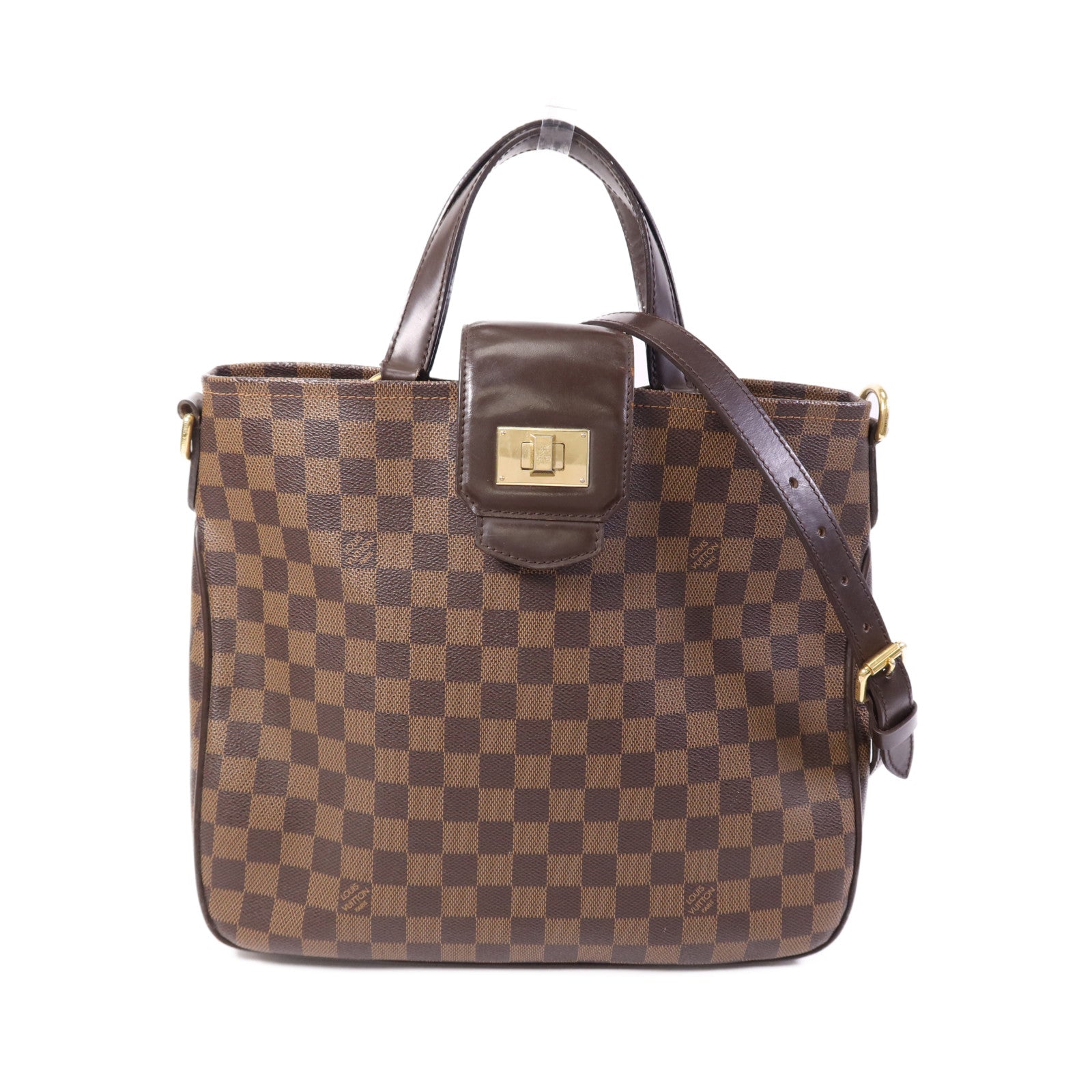 LOUIS VUITTON 【激減優惠】Damier Cabas Rosebery金扣手挽肩背兩用袋