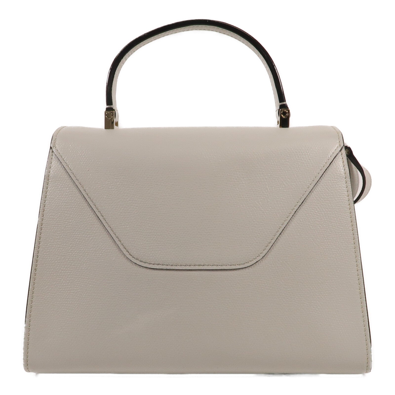 SELECTION 牛皮皮革Vakexlra Inside Top Handle金扣手挽肩背兩用袋