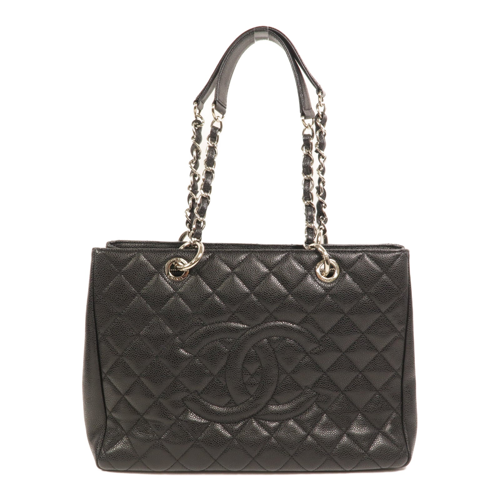 CHANEL GST Grand Shopping Tote Bag鏈帶肩背袋