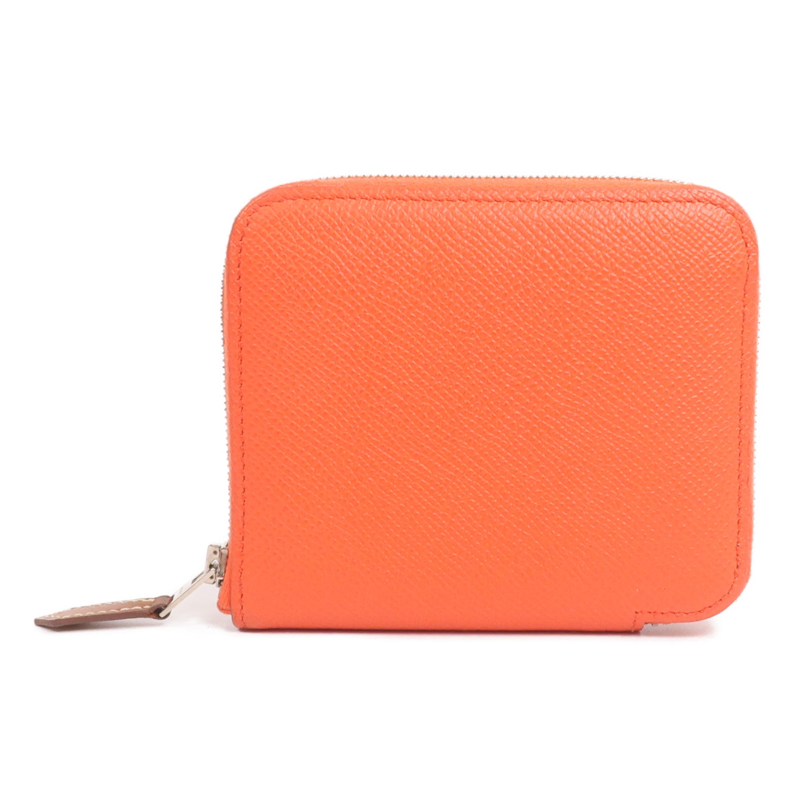 HERMES Epsom皮革Silk'In Compact Wallet錢包Capucine