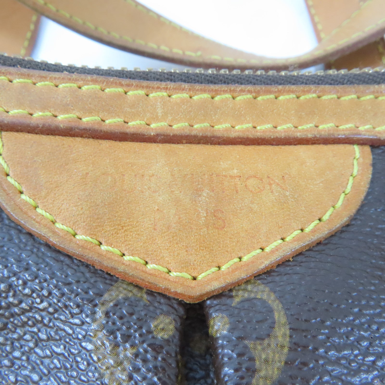 LOUIS VUITTON Monogram Palermo PM金扣手挽肩背兩用袋棕色