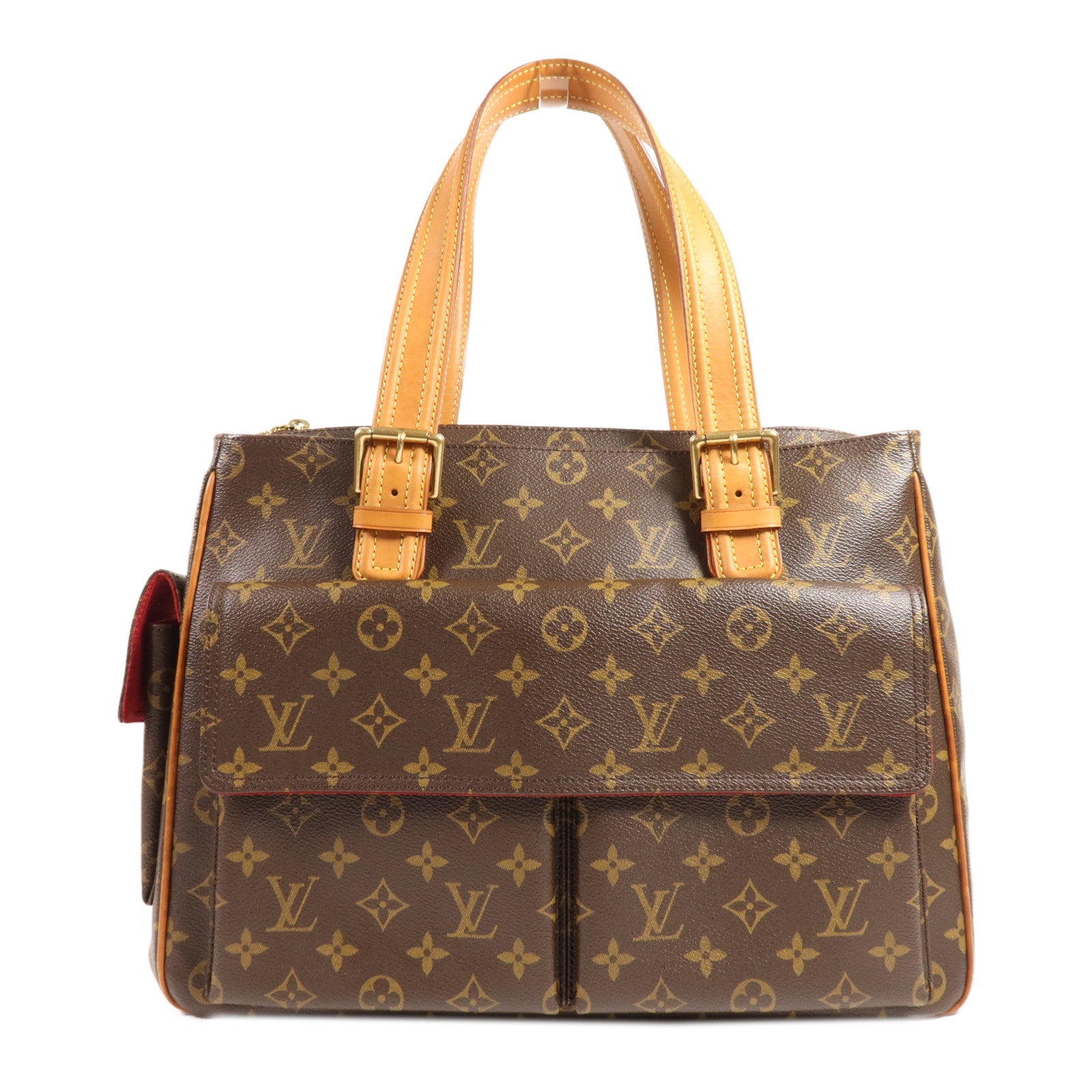LOUIS VUITTON Monogram Multipli Cite金扣肩背袋