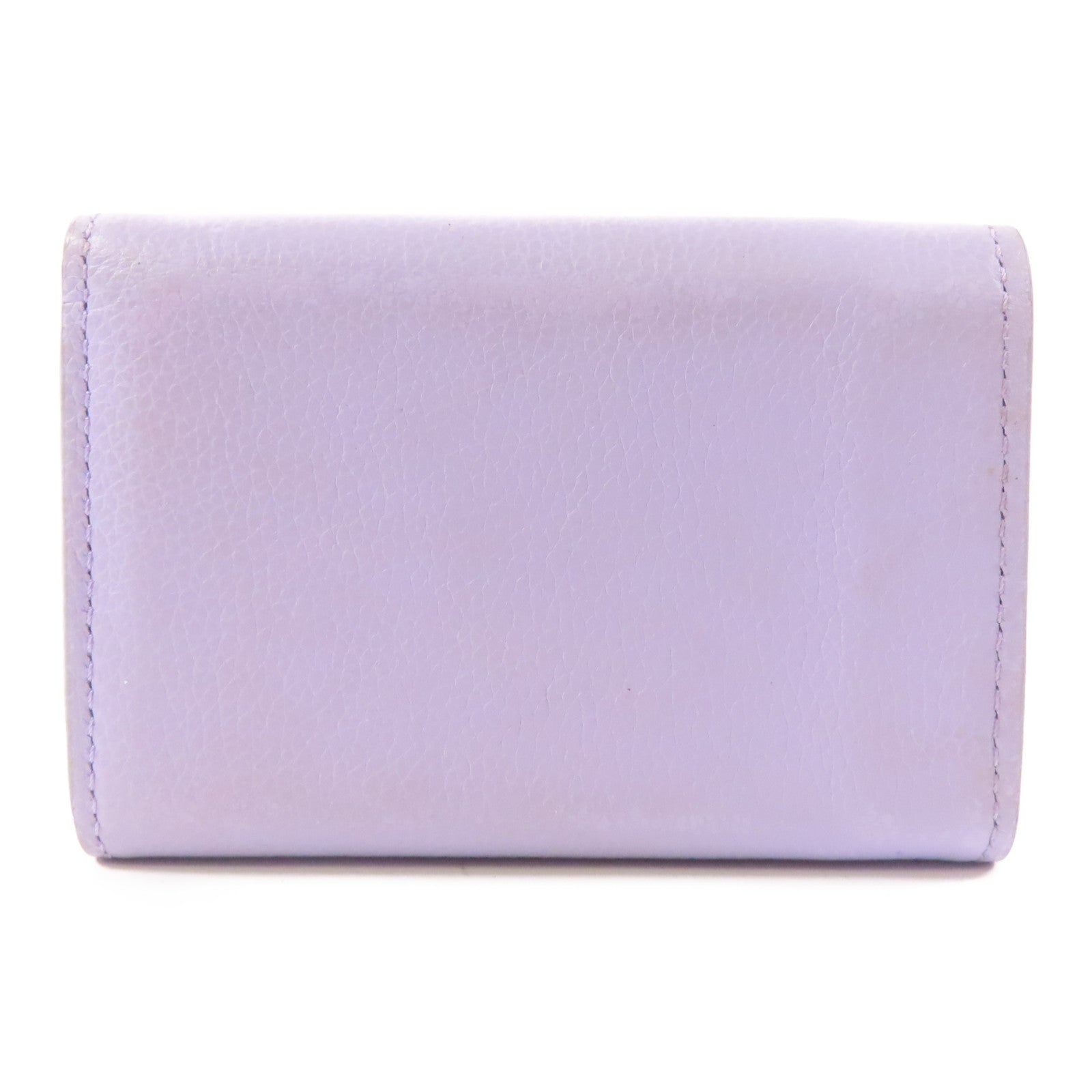 LOUIS VUITTON 【激減優惠】牛皮皮革Lockmini Wallet銀扣錢包