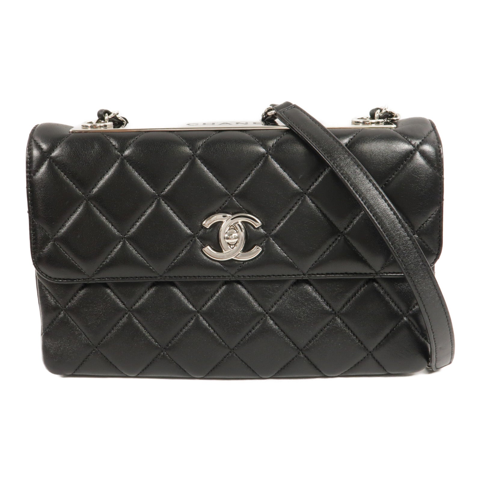 CHANEL 羊皮皮革Trendy CC Flap Bag鏈帶肩背袋