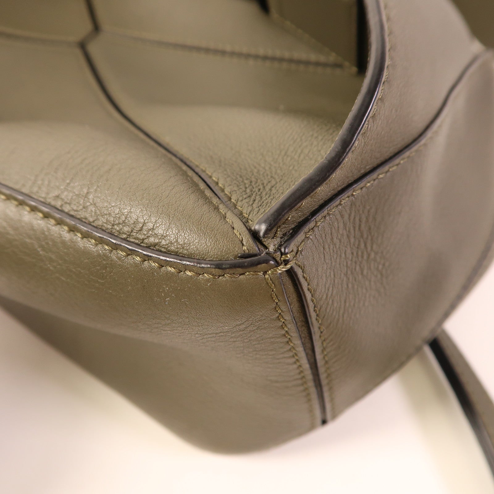 LOEWE 牛皮皮革Small Puzzle Bumbag銀扣肩背袋