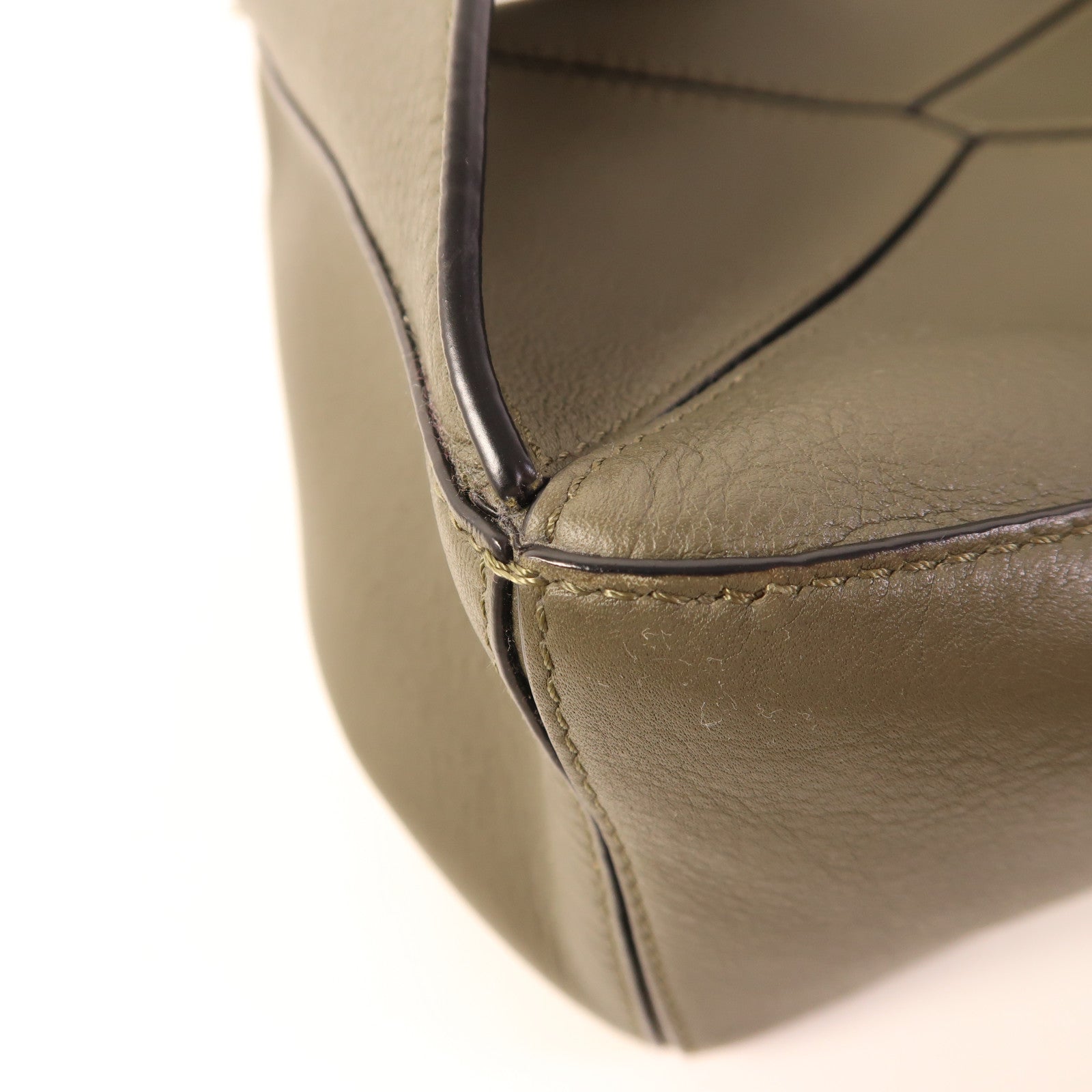 LOEWE 牛皮皮革Small Puzzle Bumbag銀扣肩背袋