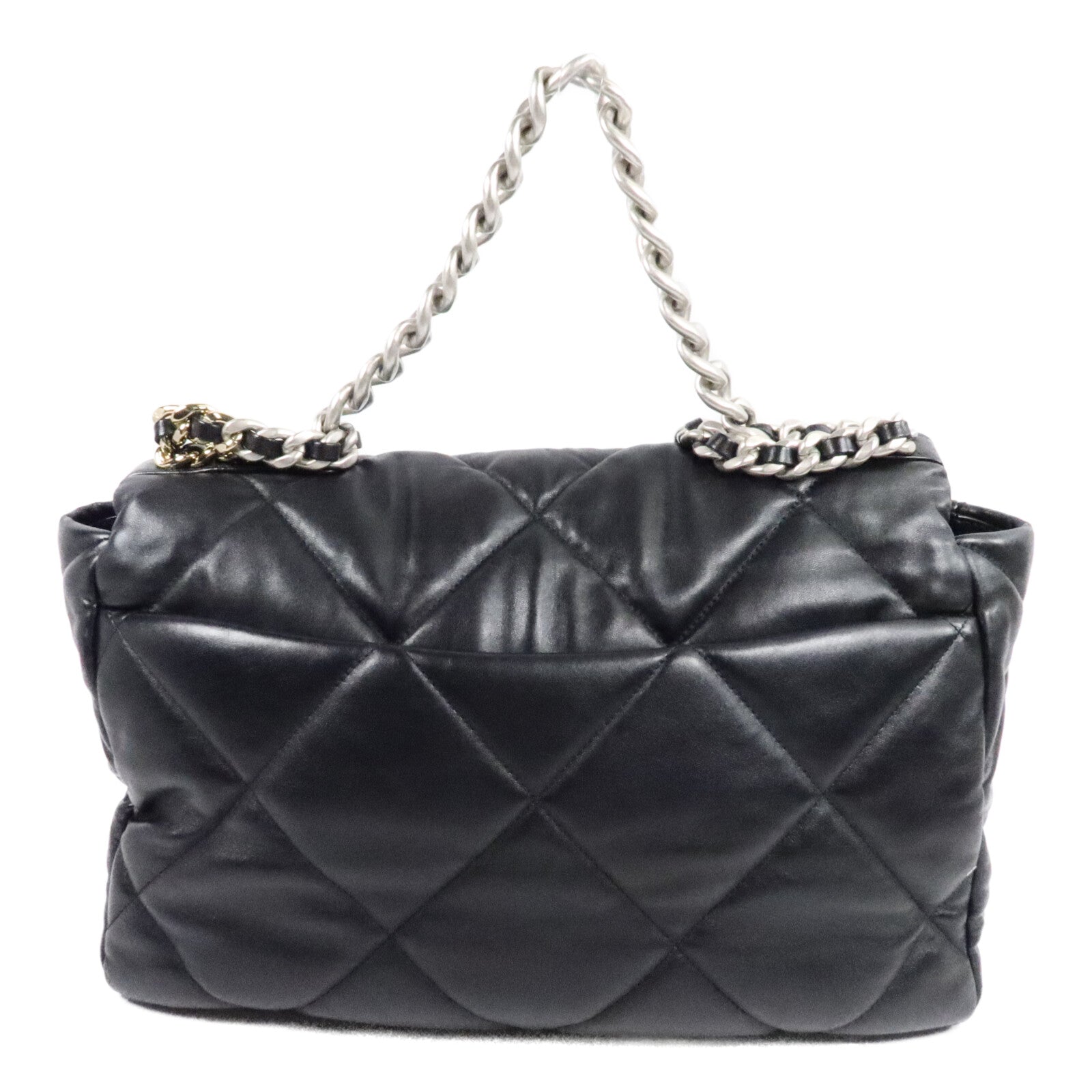 CHANEL 羊皮皮革Chanel 19 Large Shoulder Bag手挽肩背兩用袋
