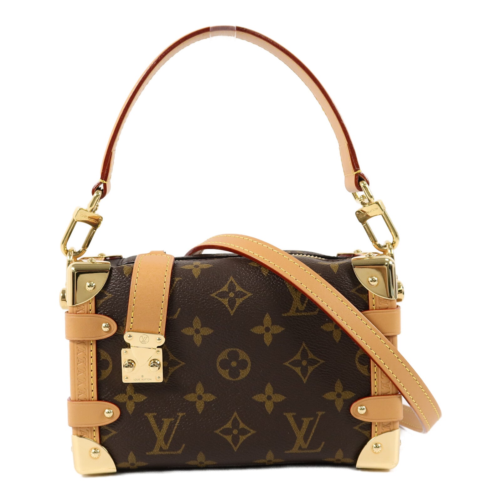 LOUIS VUITTON Monogram Side Trunk PM手挽肩背兩用袋