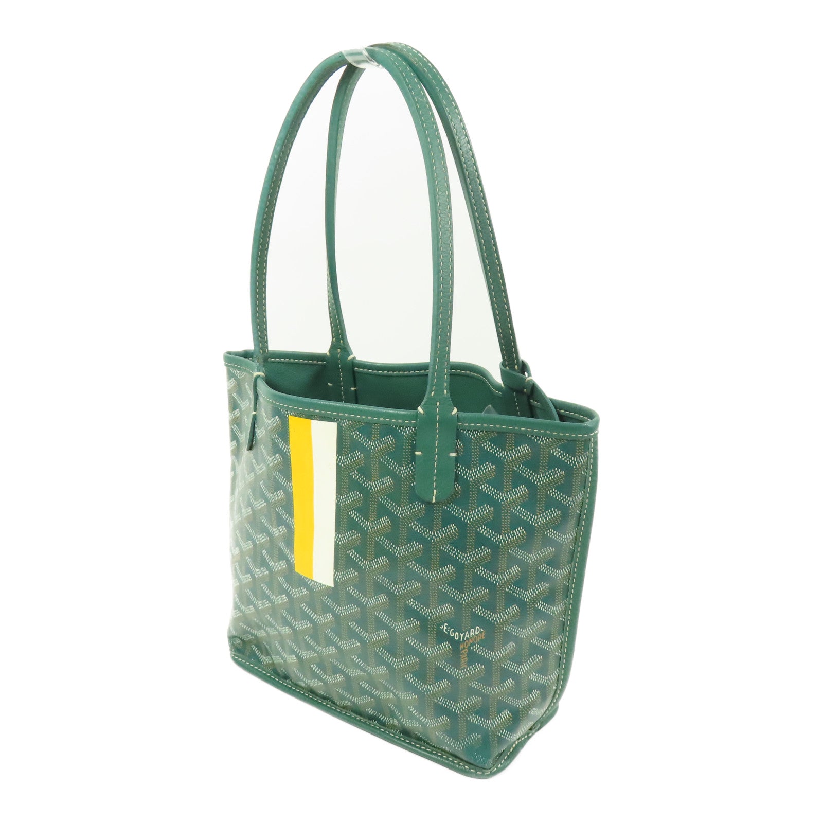 GOYARD PVC Anjou Mini銀扣肩背袋