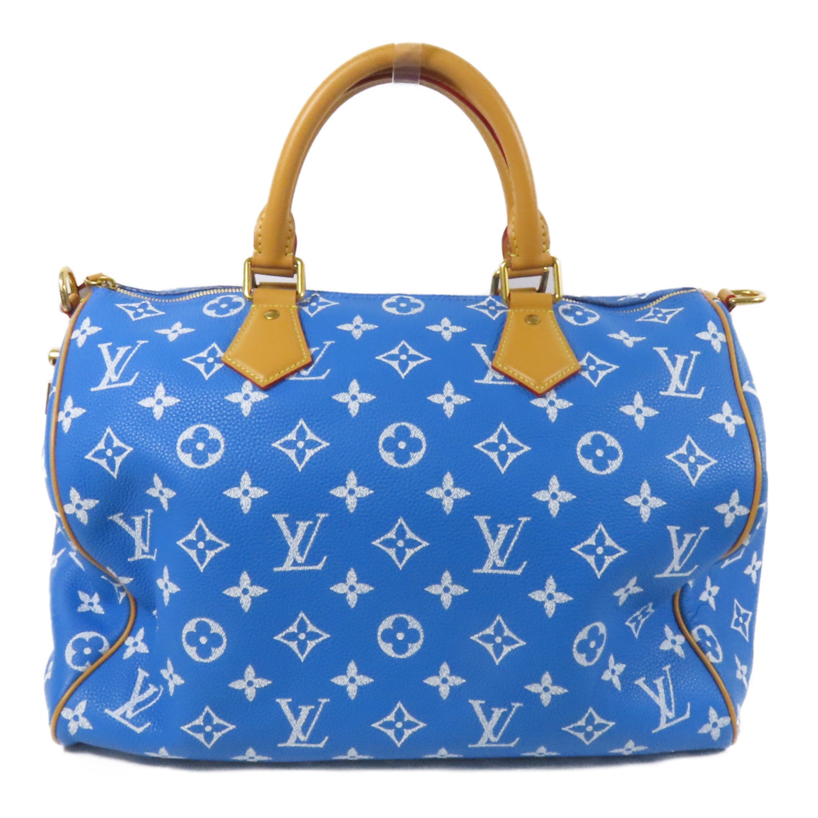 LOUIS VUITTON Monogram Calf Speedy P9 Bandouliere 40金扣手挽肩背兩用袋