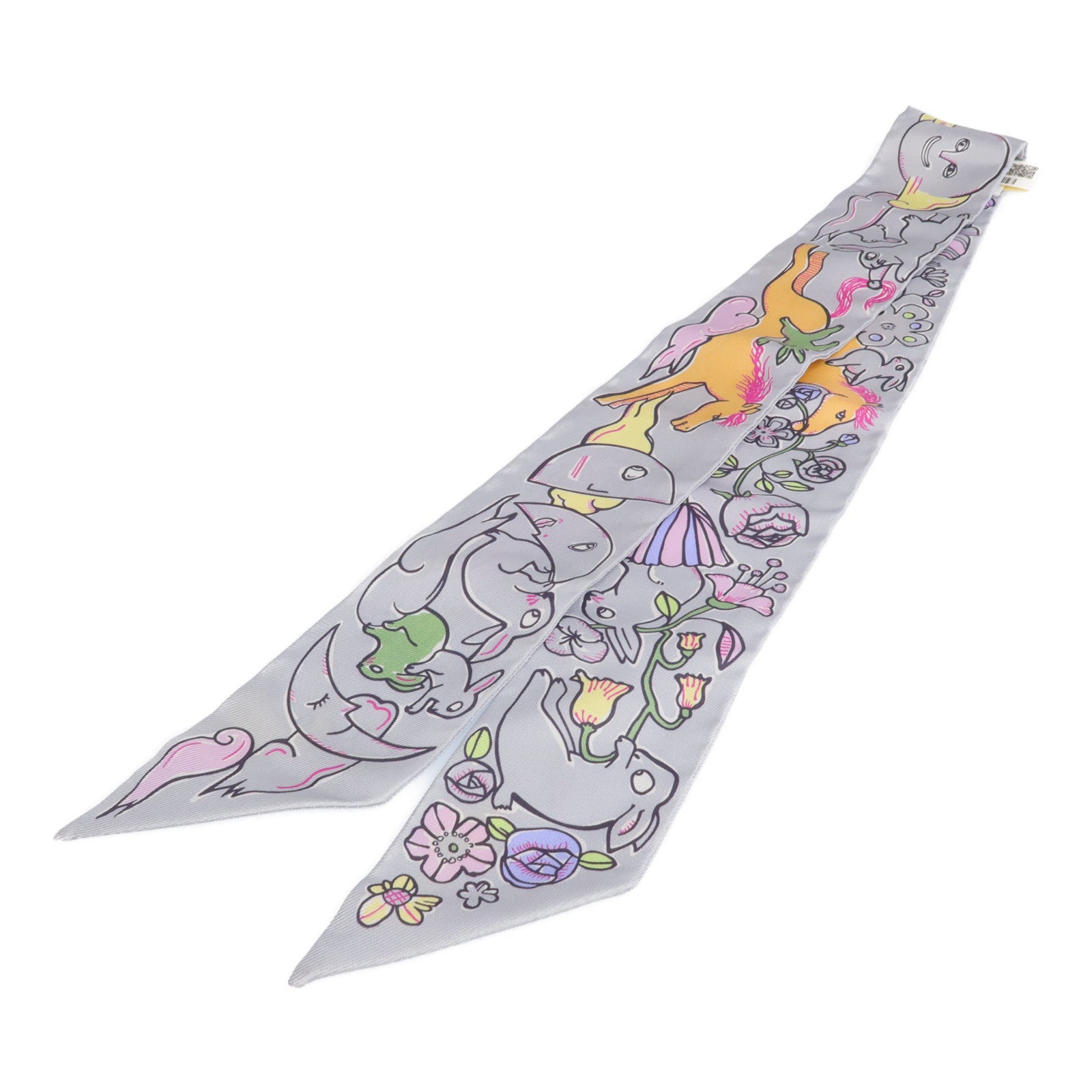 HERMES 絲質Twilly絲巾