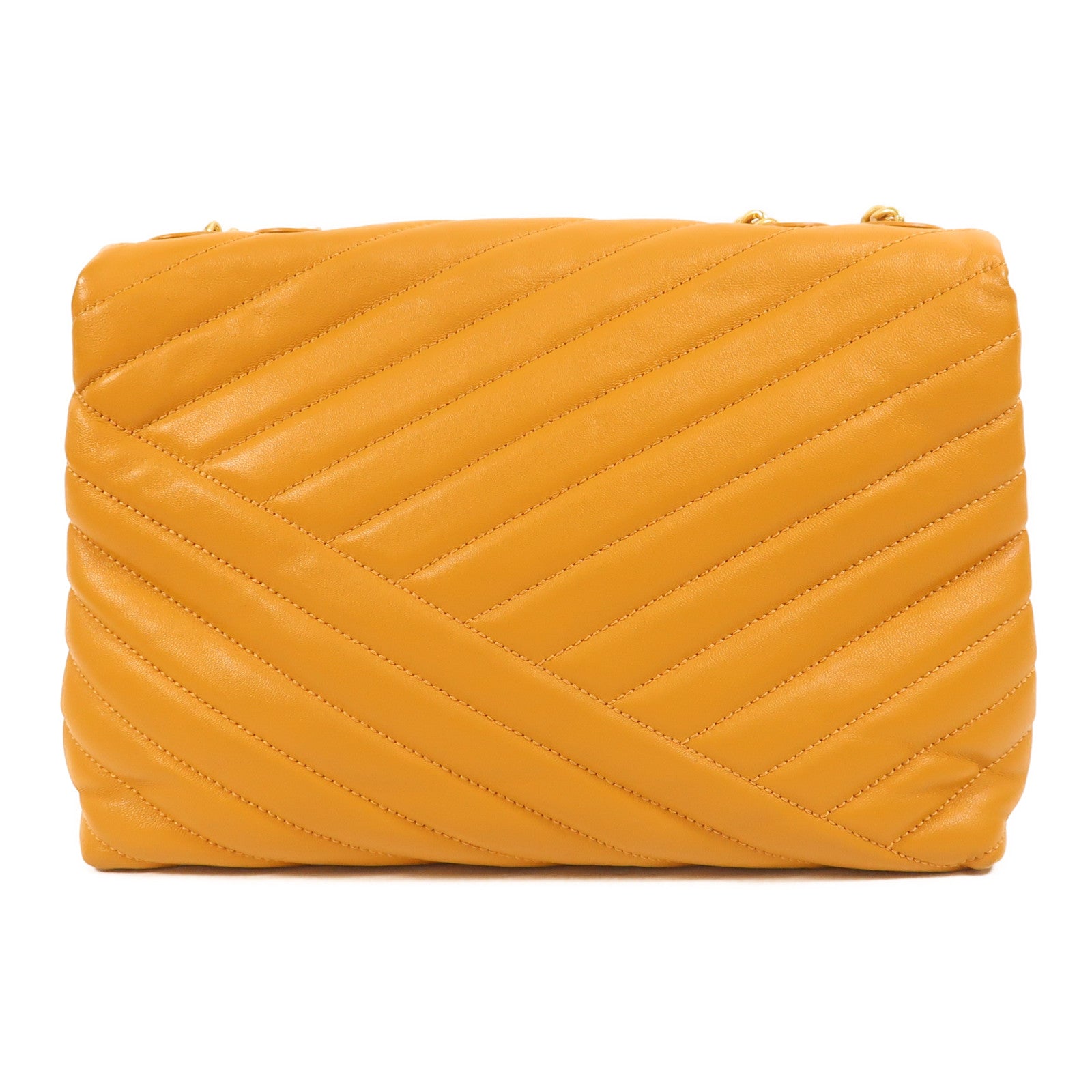 Tory Burch 牛皮皮革Chain Shoulder金扣鏈帶肩背袋