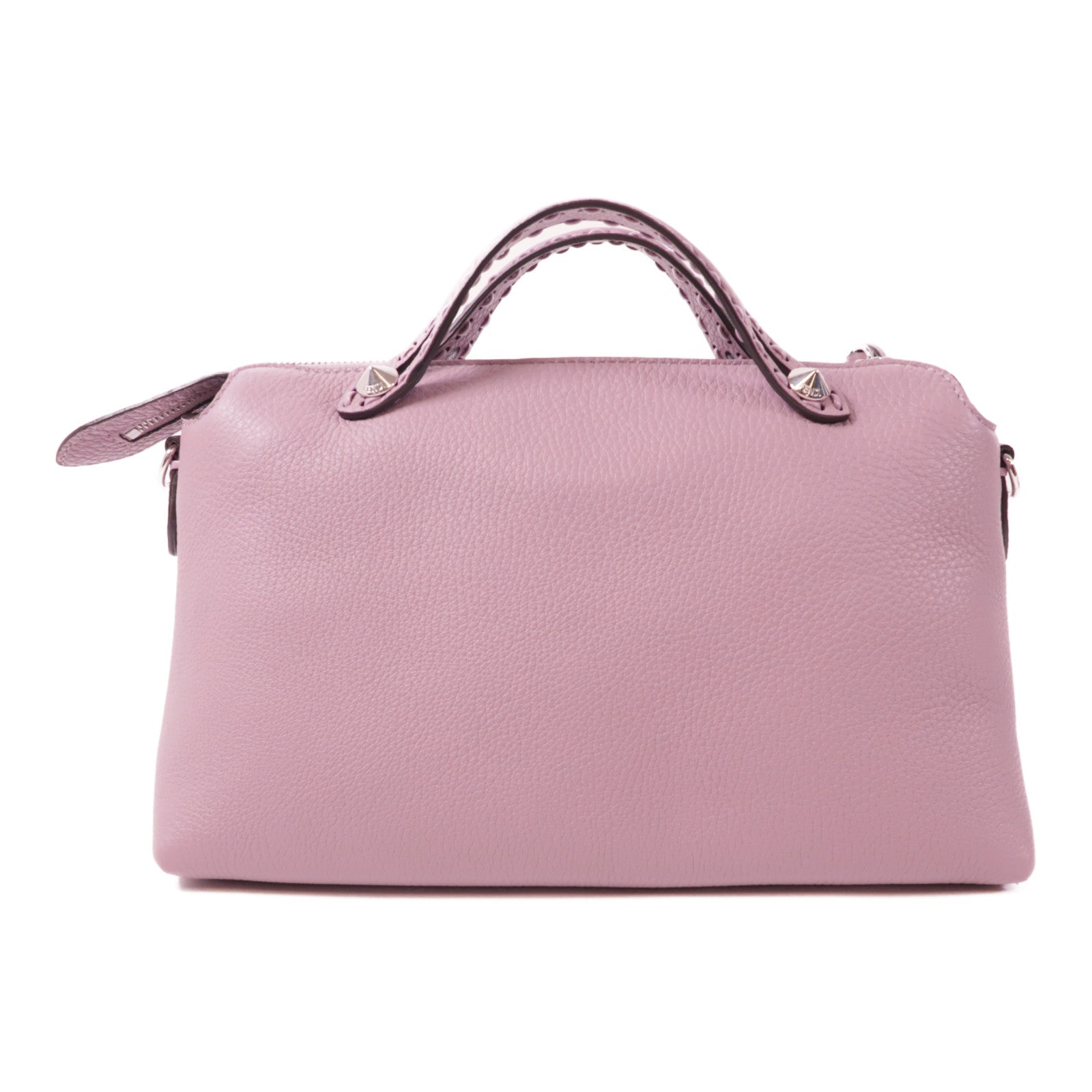 FENDI 【激減優惠】牛皮皮革By The Way Selleria Bag銀扣手挽肩背兩用袋