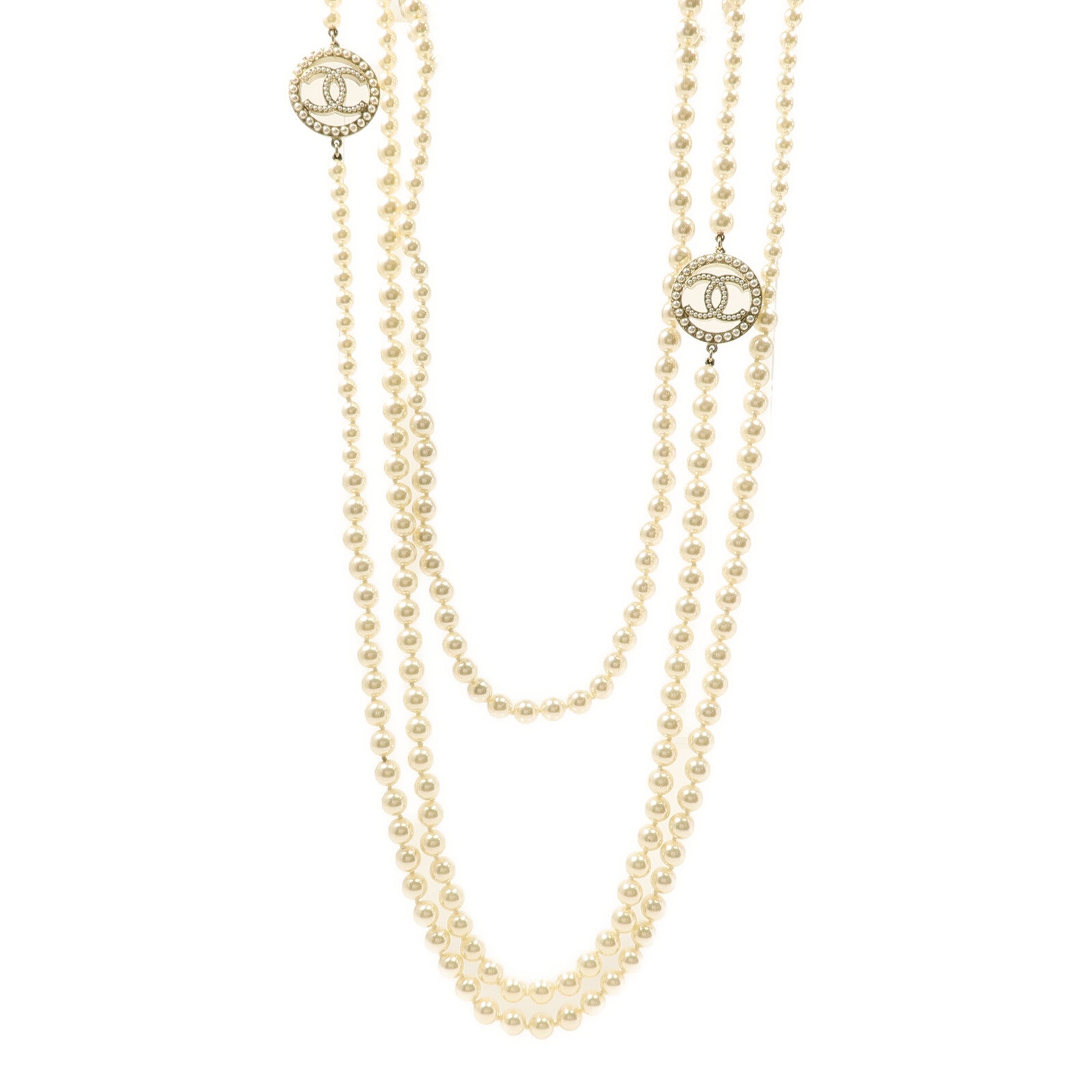 CHANEL 金屬/PVC Necklace項鍊