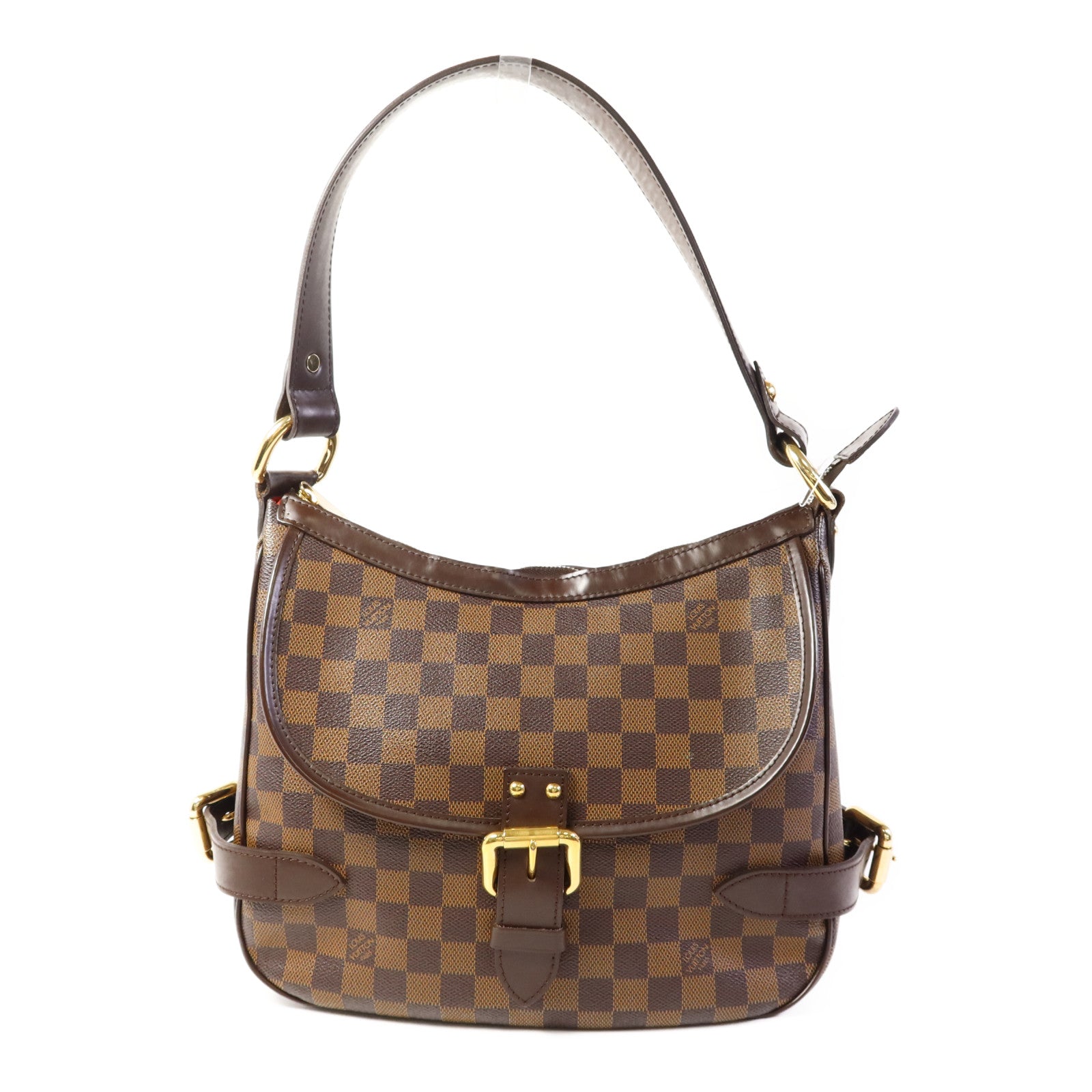 LOUIS VUITTON Damier Highbury金扣肩背袋