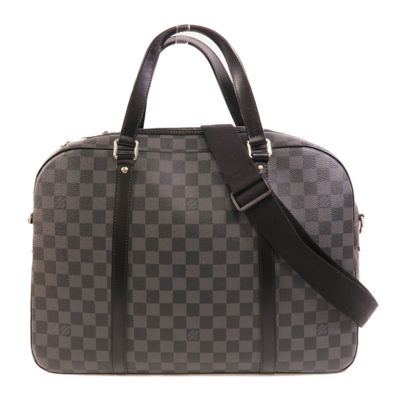 LOUIS VUITTON Damier Graphite Jorn手挽肩背兩用袋