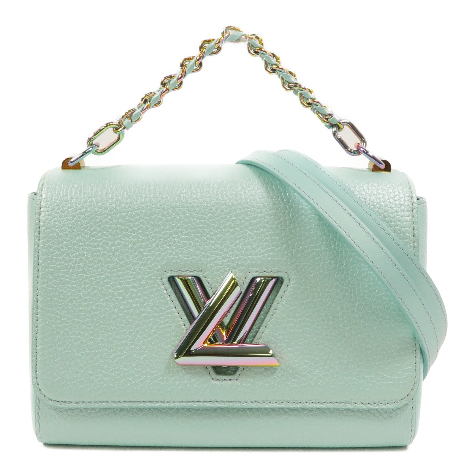 LOUIS VUITTON 牛皮皮革Twist MM手挽肩背兩用袋