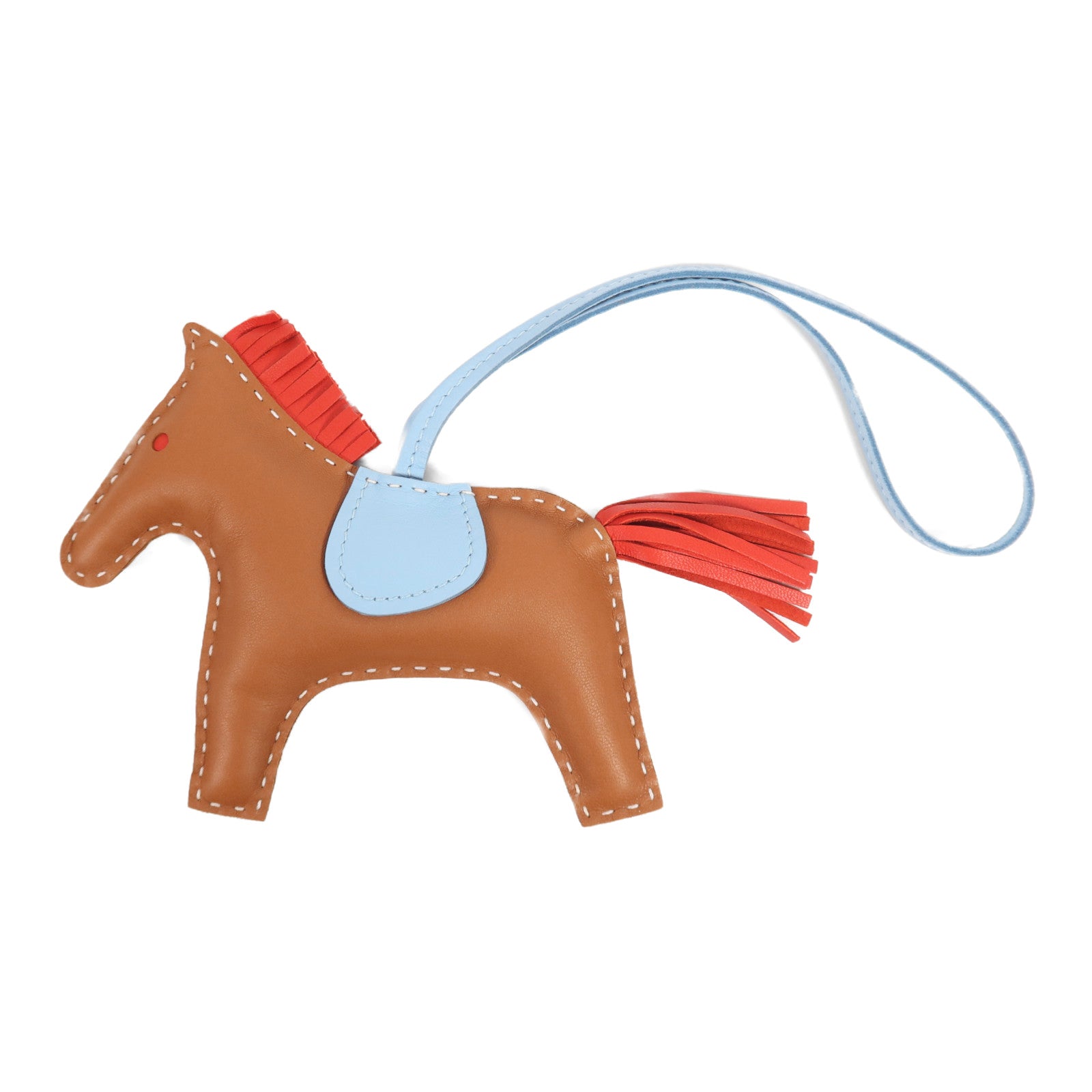 HERMES Milo皮革Rodeo MM掛飾