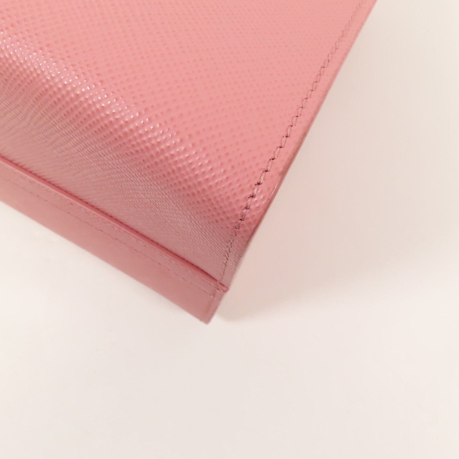 PRADA Saffiano皮革Shoulder Bag金扣手挽肩背兩用袋