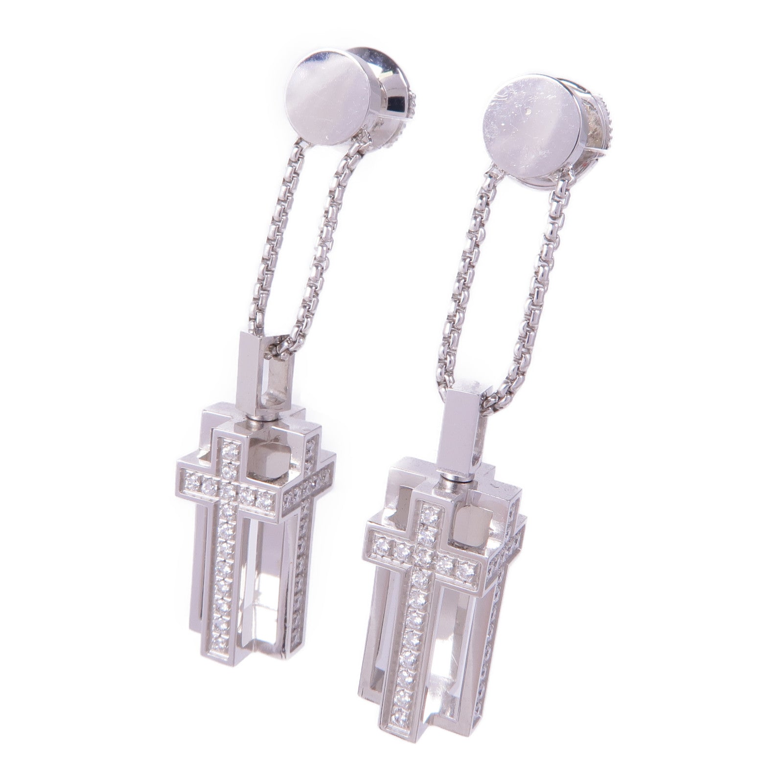 JEWELRY 【激減優惠】18K白金Follow Me Earrings鑽石耳環