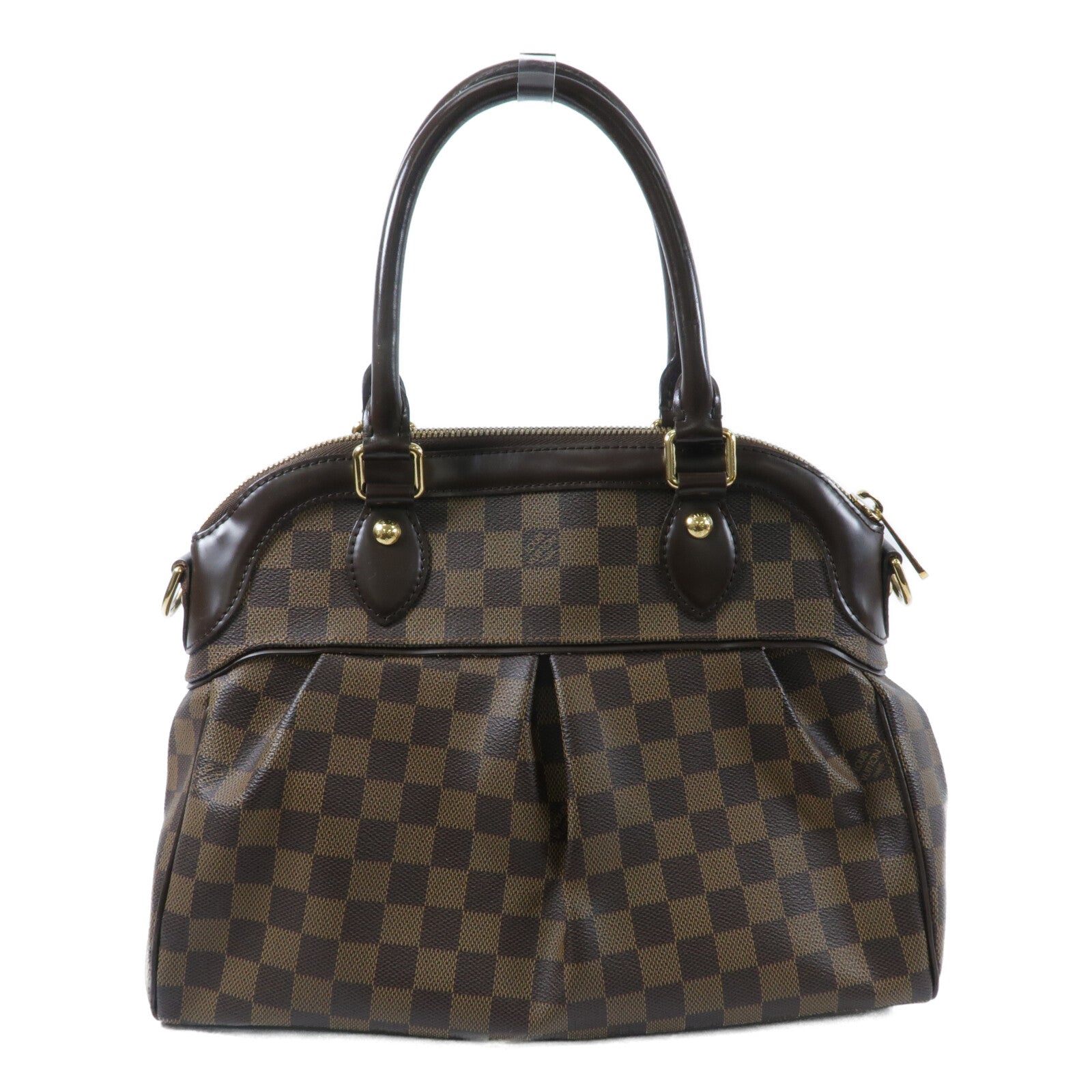 LOUIS VUITTON Damier Trevi手挽肩背兩用袋