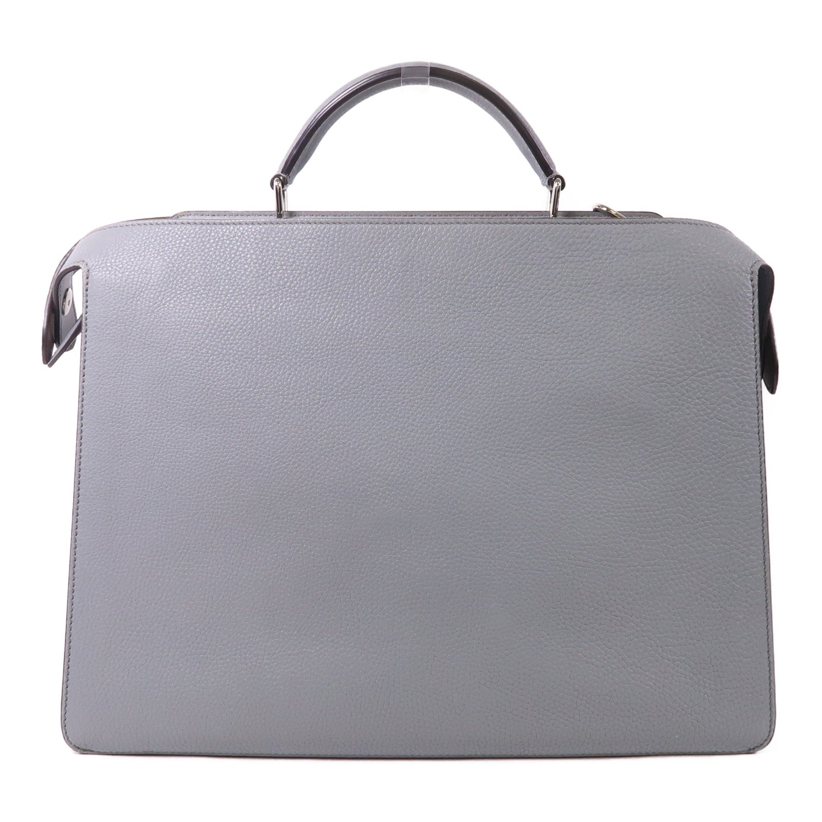 FENDI 牛皮皮革Peekaboo I See U Medium銀扣手挽肩背兩用袋