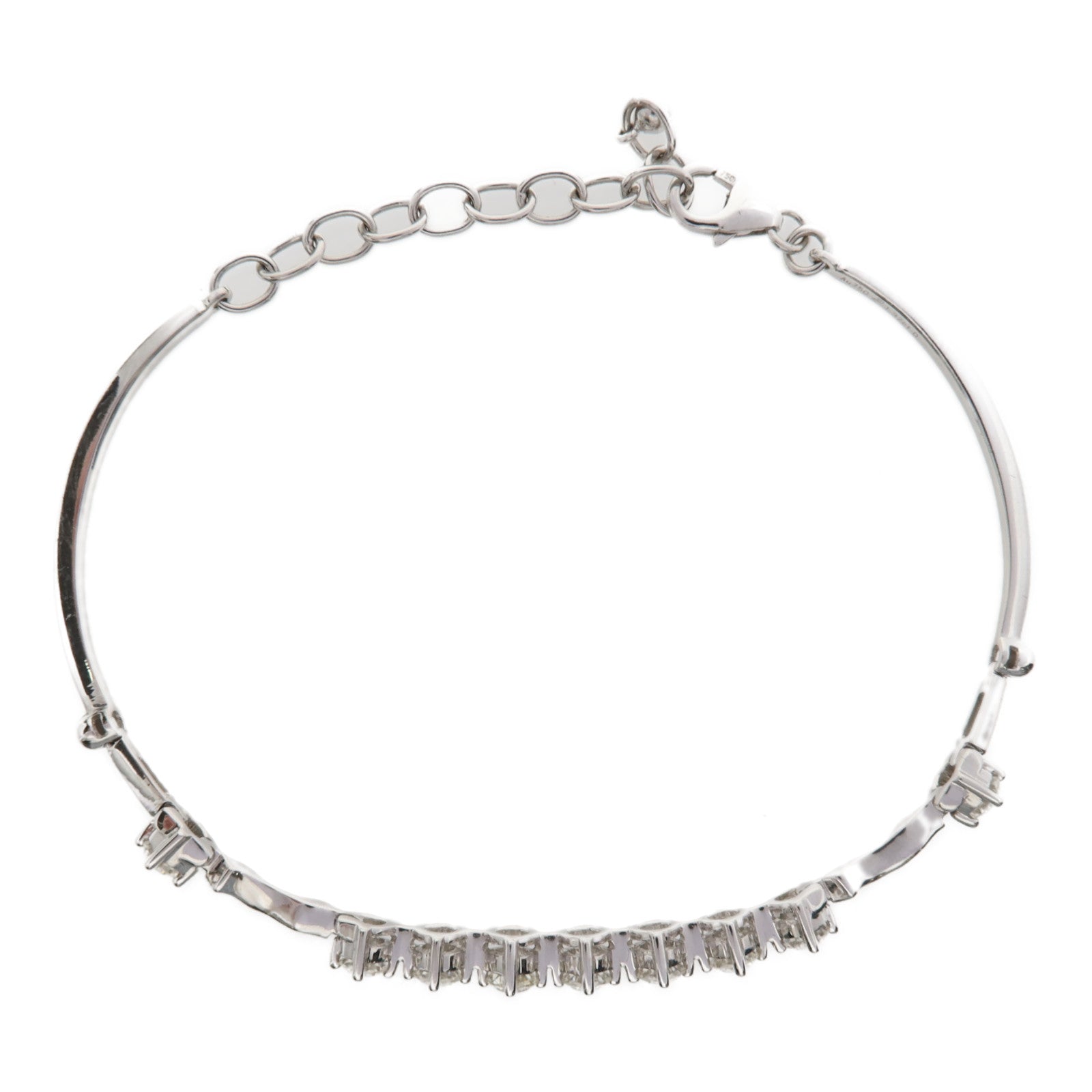 JEWELRY 18K白金Diamond Bracelet鑽石手鏈