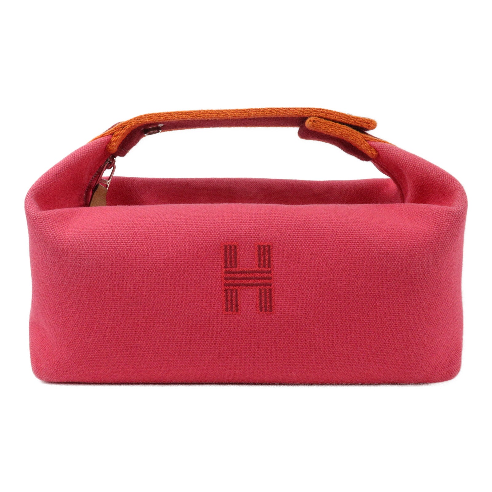 HERMES 帆布Bride A Brac GM手挽袋Hibiscus