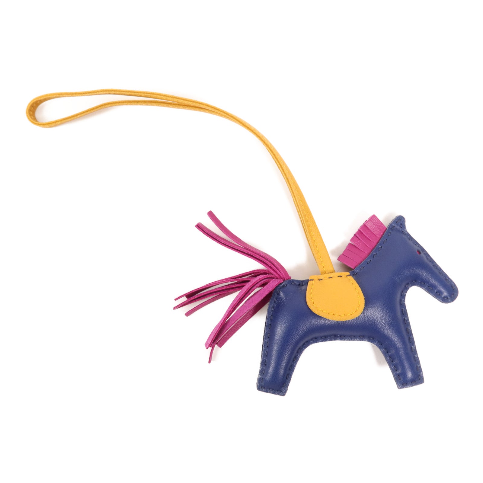 HERMES 皮革Rodeo PM掛飾