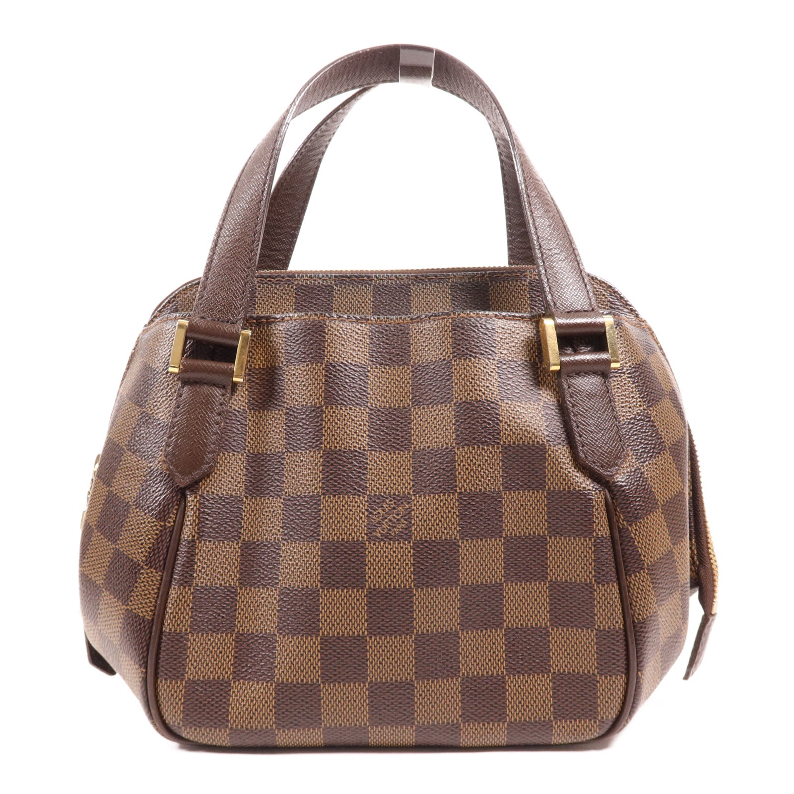 LOUIS VUITTON Damier Belem PM金扣手挽袋
